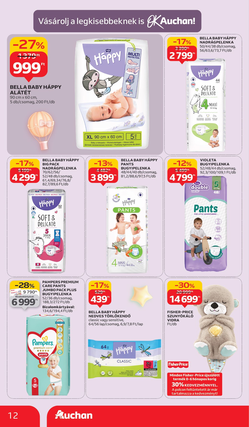 auchan - Auchan - Hipermarket takarítószer ajánlataink akciós újság, érvényes 09.11. - 10.01. - page: 12