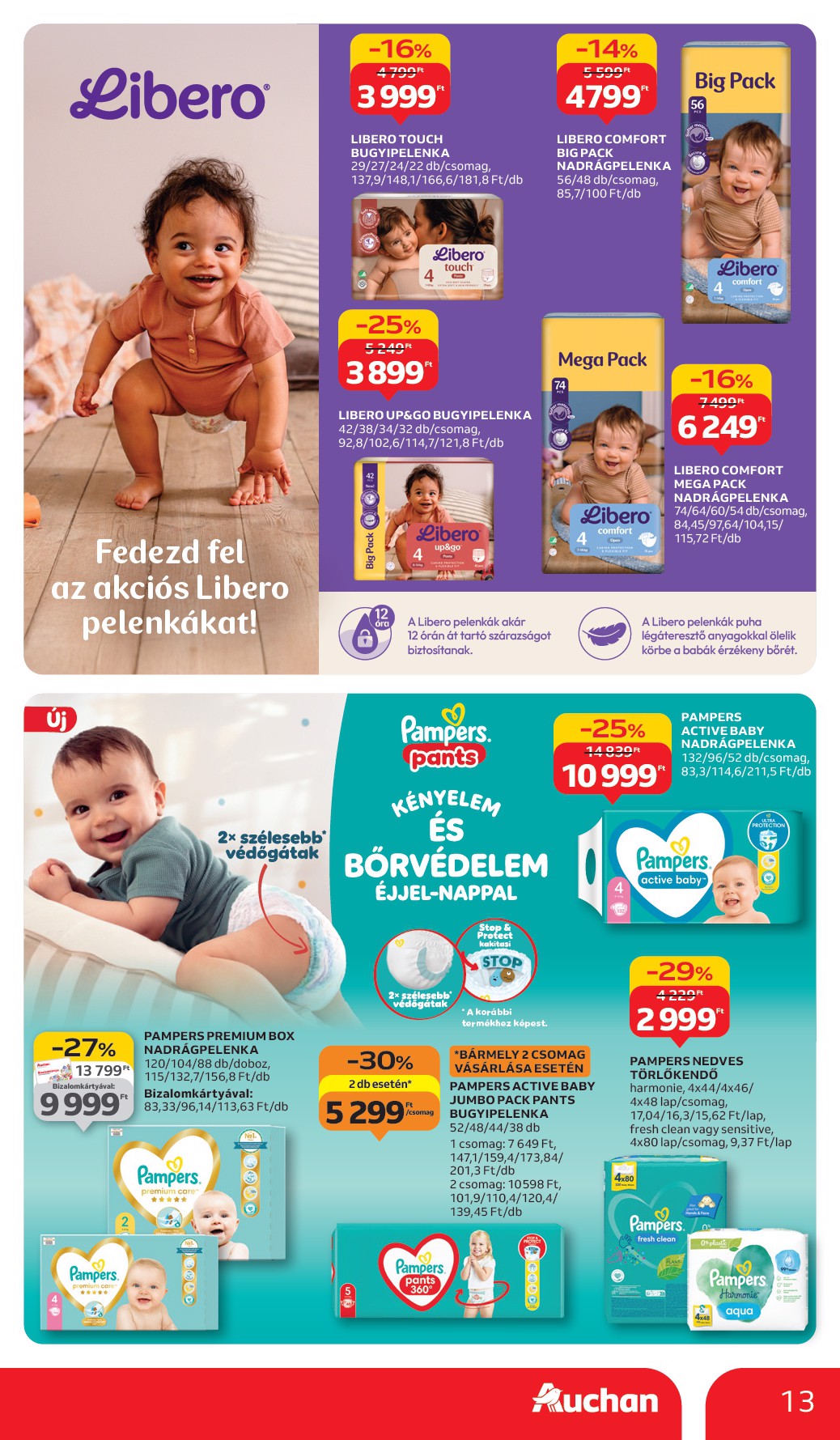 auchan - Auchan - Hipermarket takarítószer ajánlataink akciós újság, érvényes 09.11. - 10.01. - page: 13