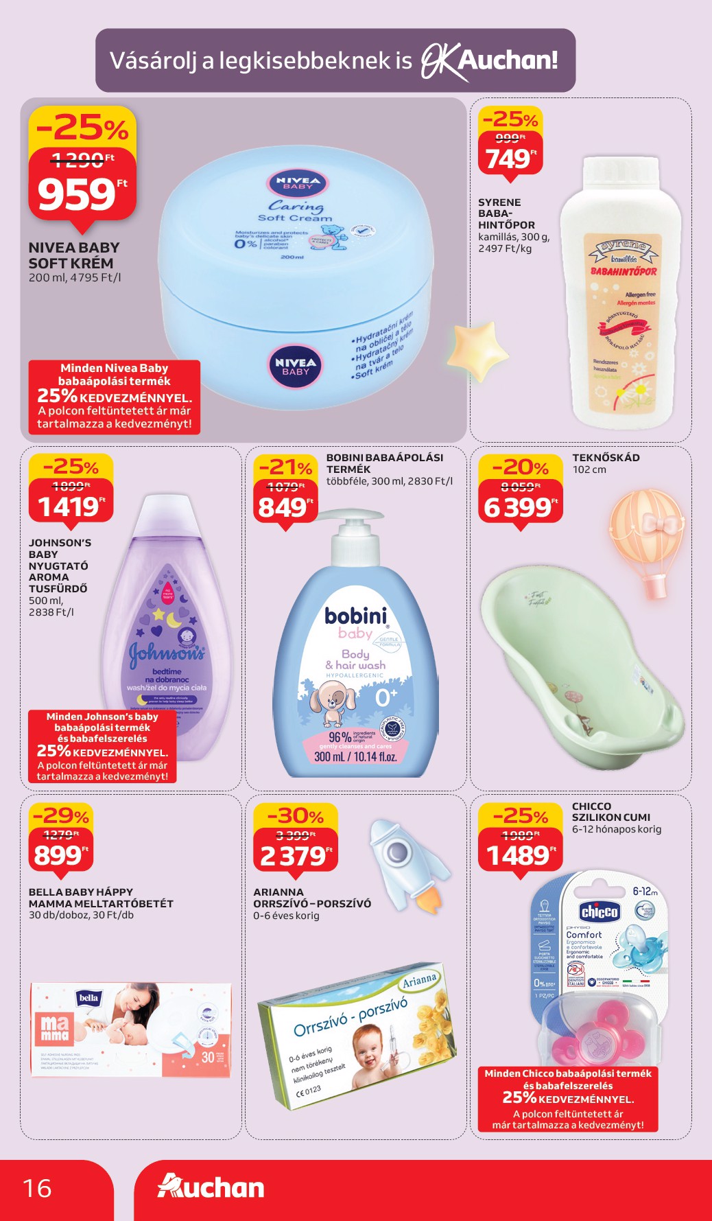 auchan - Auchan - Hipermarket takarítószer ajánlataink akciós újság, érvényes 09.11. - 10.01. - page: 16