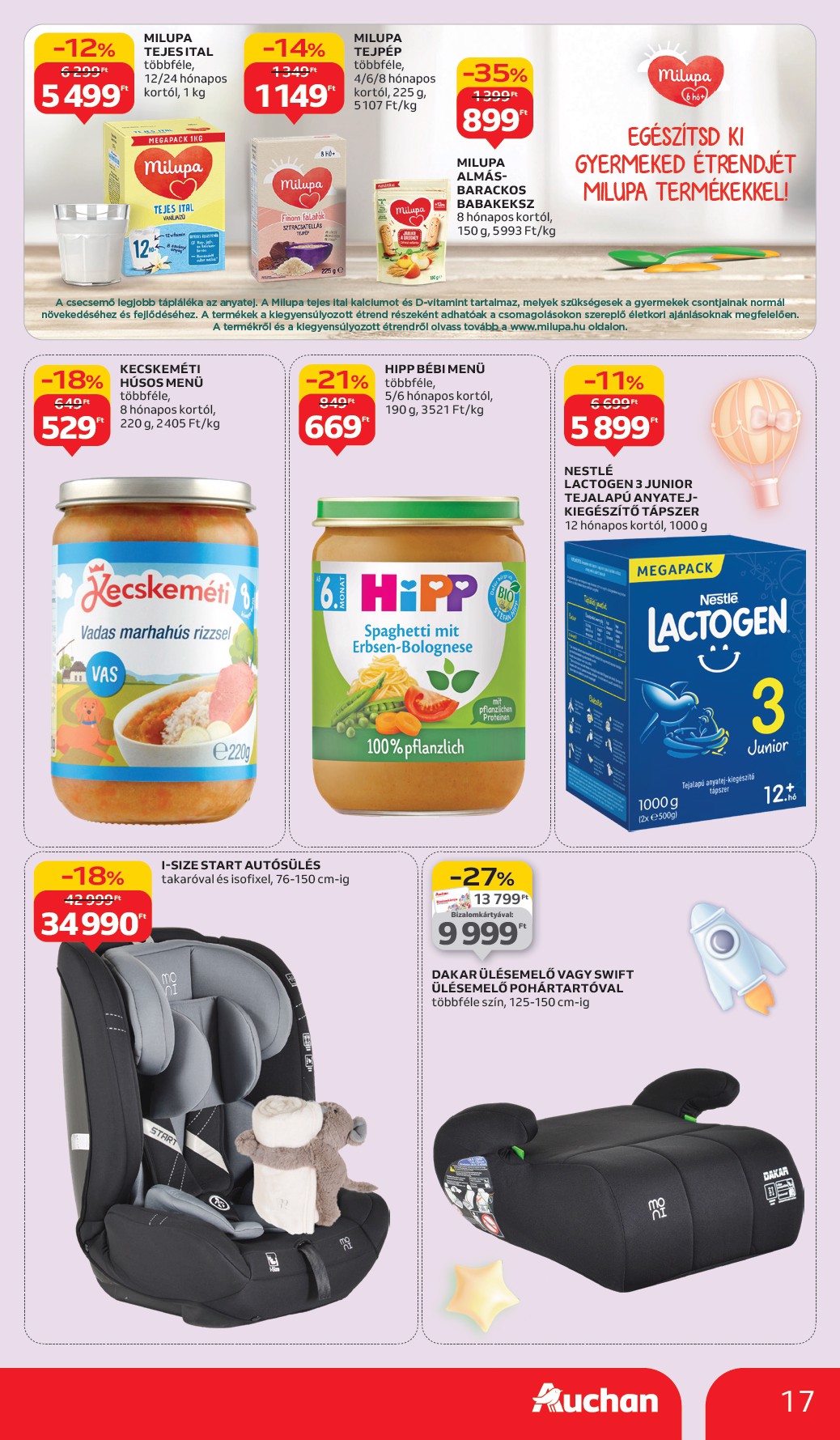 auchan - Auchan - Hipermarket takarítószer ajánlataink akciós újság, érvényes 09.11. - 10.01. - page: 17