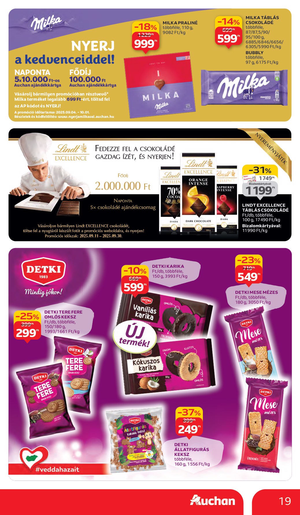 auchan - Auchan Hipermarket akciós újság, érvényes 09.11. - 09.17. - page: 19 auchan - Auchan Hipermarket akciós újság, érvényes 09.11. - 09.17. - page: 19