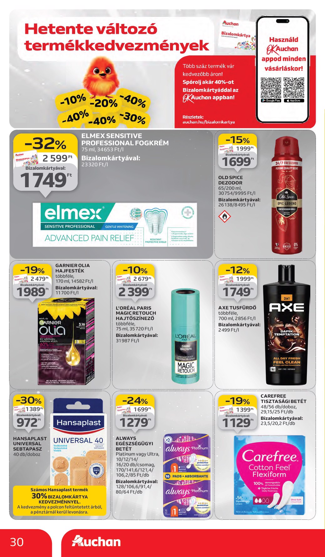 auchan - Auchan Hipermarket akciós újság, érvényes 09.11. - 09.17. - page: 30 auchan - Auchan Hipermarket akciós újság, érvényes 09.11. - 09.17. - page: 30