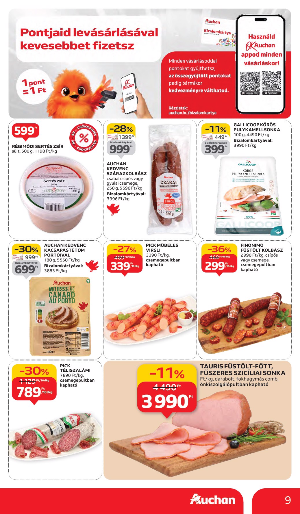 auchan - Auchan Hipermarket akciós újság, érvényes 09.11. - 09.17. - page: 9 auchan - Auchan Hipermarket akciós újság, érvényes 09.11. - 09.17. - page: 9