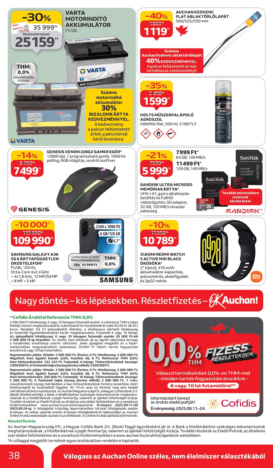 auchan - Auchan Hipermarket akciós újság, érvényes 09.11. - 09.17. - page: 38 auchan - Auchan Hipermarket akciós újság, érvényes 09.11. - 09.17. - page: 38