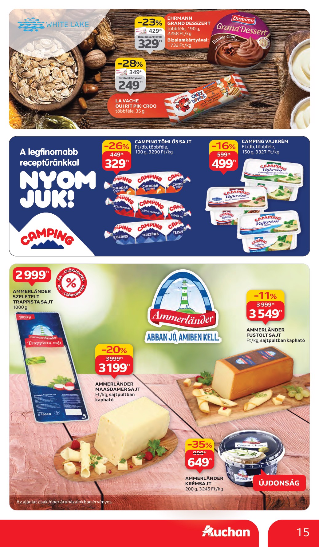 auchan - Auchan Hipermarket akciós újság, érvényes 09.11. - 09.17. - page: 15 auchan - Auchan Hipermarket akciós újság, érvényes 09.11. - 09.17. - page: 15