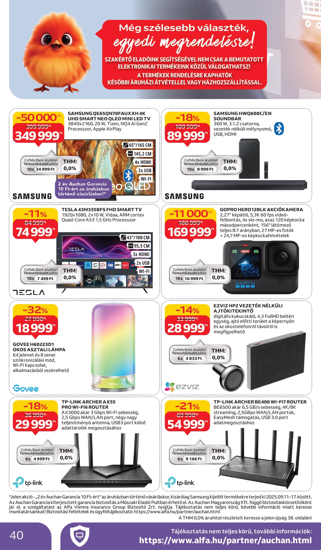 auchan - Auchan Hipermarket akciós újság, érvényes 09.11. - 09.17. - page: 40 auchan - Auchan Hipermarket akciós újság, érvényes 09.11. - 09.17. - page: 40