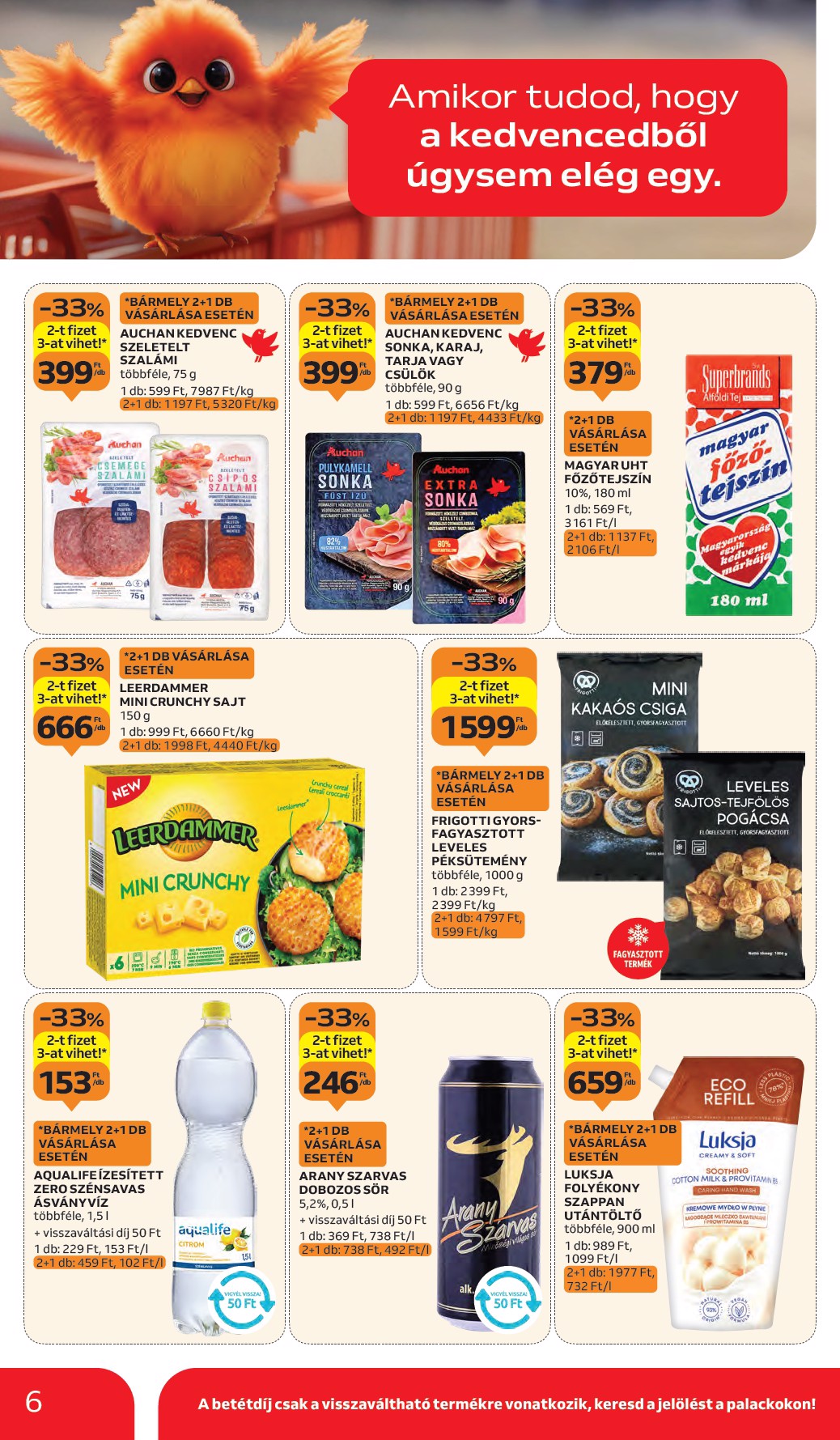 auchan - Auchan Hipermarket akciós újság, érvényes 09.11. - 09.17. - page: 6 auchan - Auchan Hipermarket akciós újság, érvényes 09.11. - 09.17. - page: 6