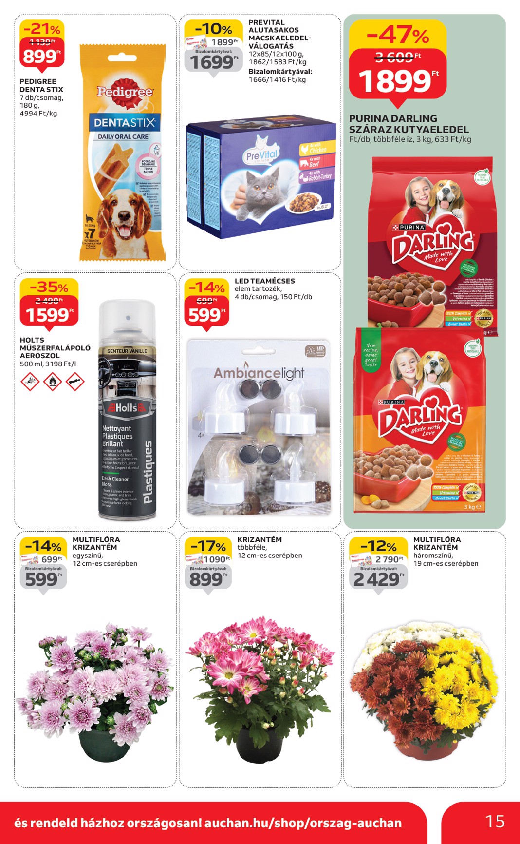 auchan - Auchan szupermarket akciós újság, érvényes 09.11. - 09.17. - page: 15