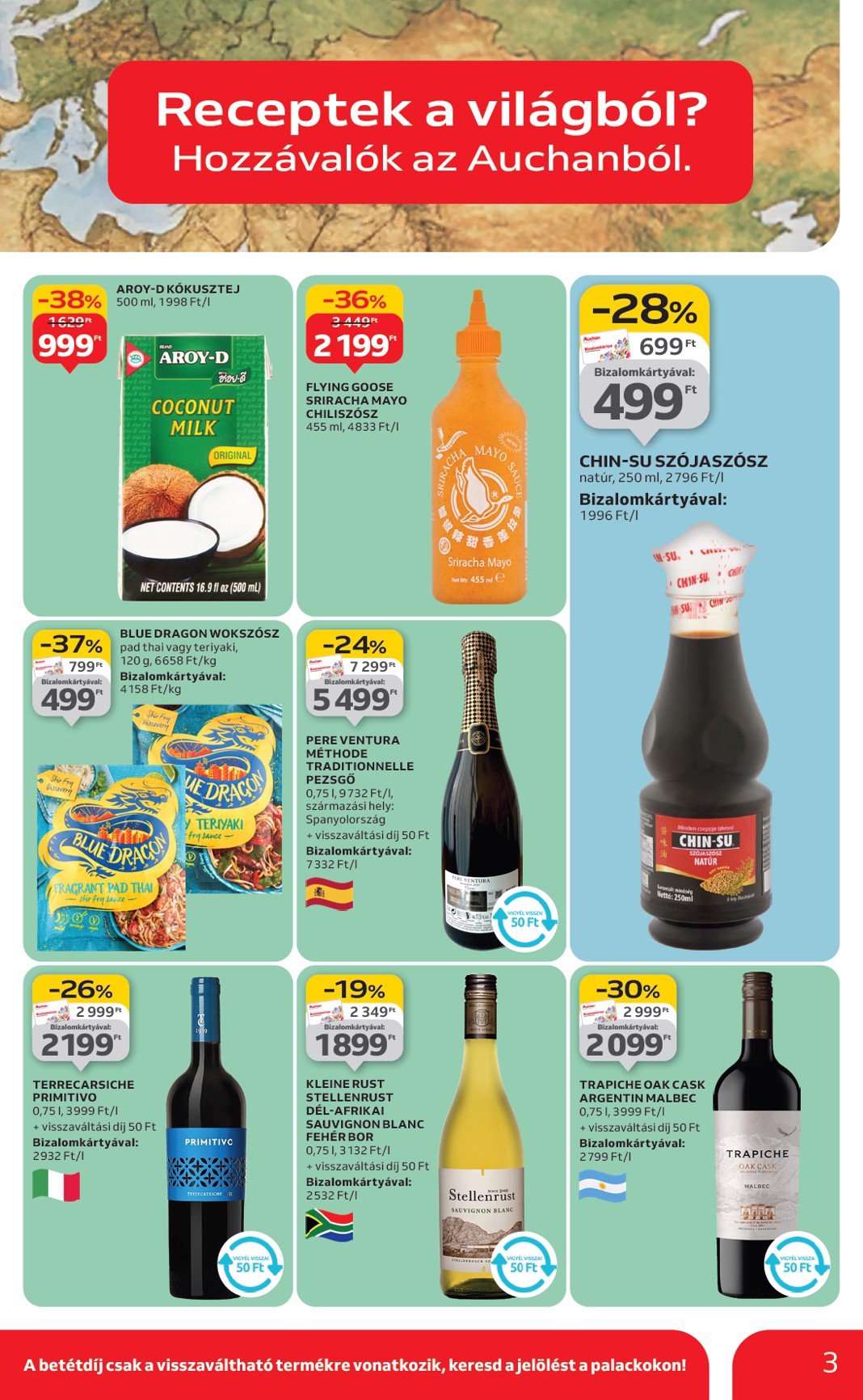 auchan - Auchan szupermarket akciós újság, érvényes 09.11. - 09.17. - page: 3