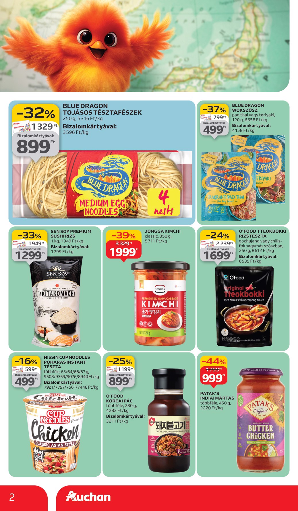 auchan - Auchan - Hipermarket nemzetközi konyha ajánlataink akciós újság, érvényes 09.11. - 09.24. - page: 2