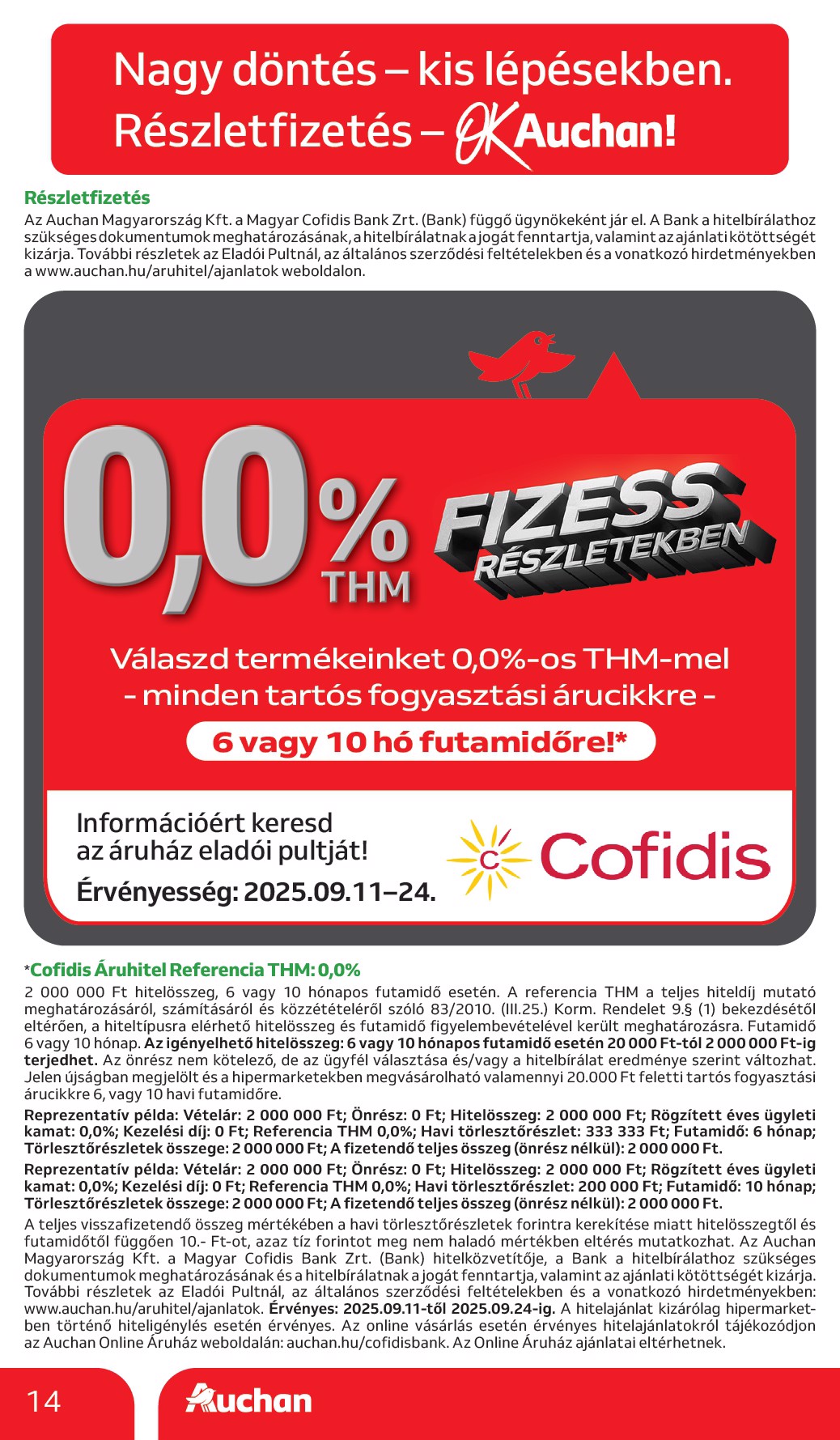 auchan - Auchan - Hipermarket nemzetközi konyha ajánlataink akciós újság, érvényes 09.11. - 09.24. - page: 14