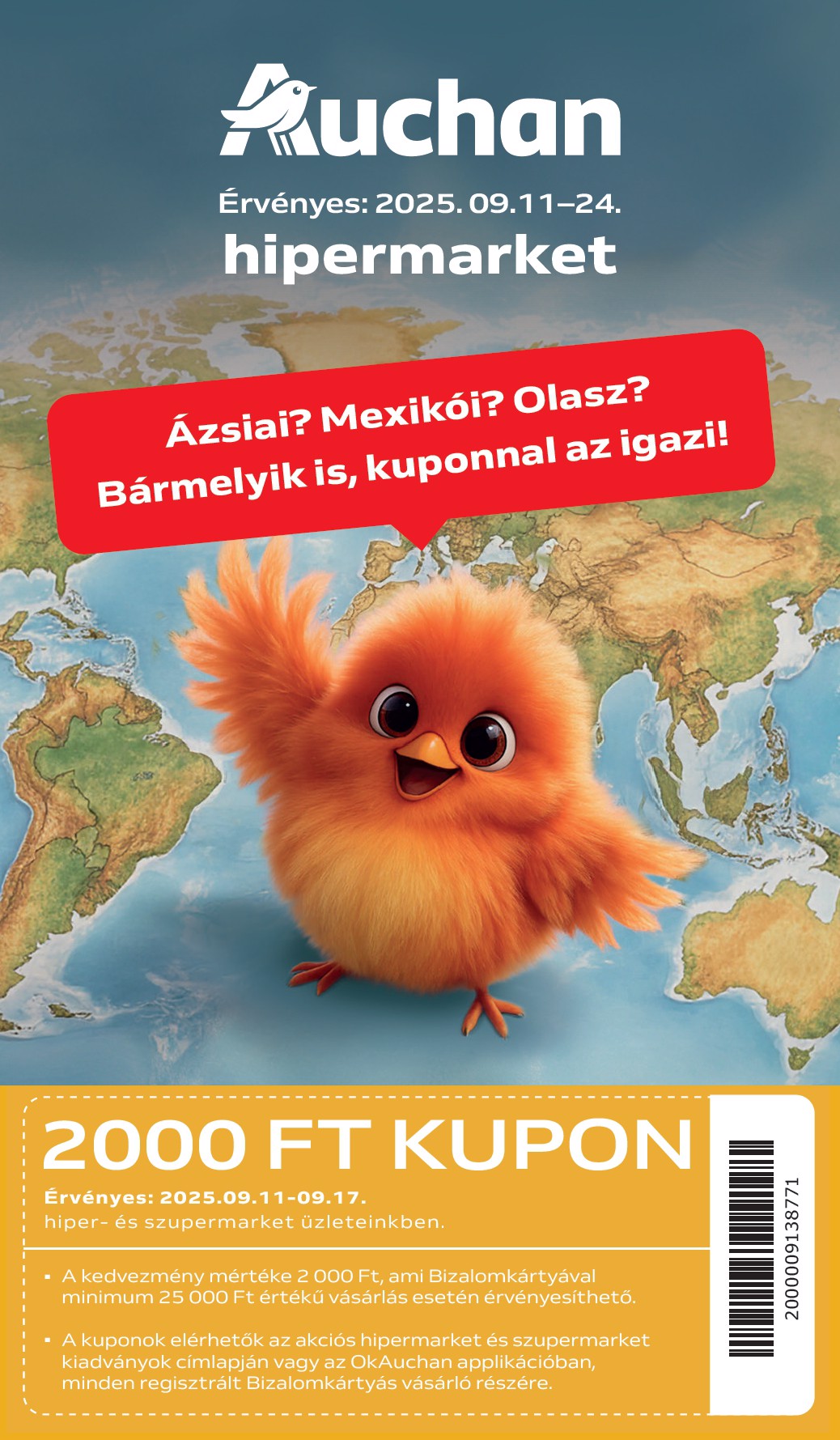 auchan - Auchan - Hipermarket nemzetközi konyha ajánlataink akciós újság, érvényes 09.11. - 09.24.