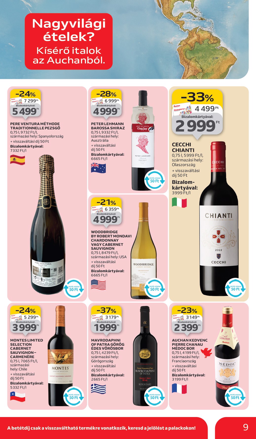 auchan - Auchan - Hipermarket nemzetközi konyha ajánlataink akciós újság, érvényes 09.11. - 09.24. - page: 9