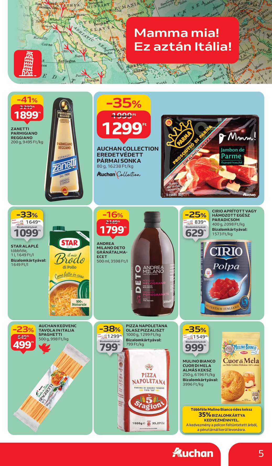auchan - Auchan - Hipermarket nemzetközi konyha ajánlataink akciós újság, érvényes 09.11. - 09.24. - page: 5