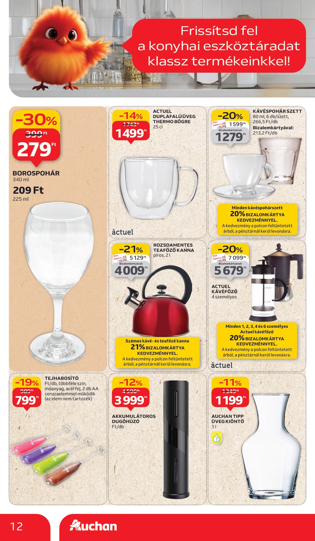 auchan - Auchan - Hipermarket nemzetközi konyha ajánlataink akciós újság, érvényes 09.11. - 09.24. - page: 12