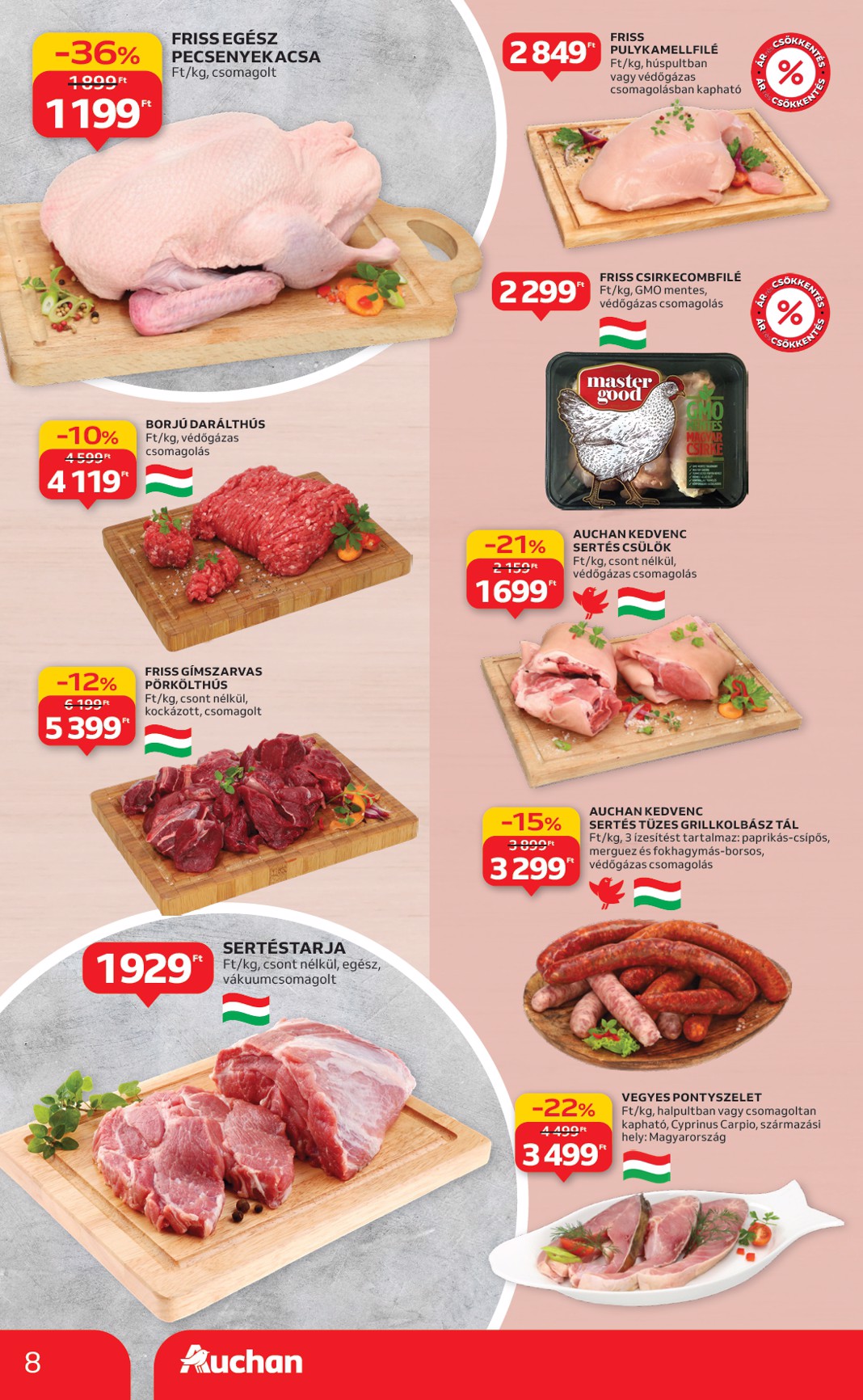 auchan - Auchan Hipermarket akciós újság, érvényes 09.18. - 09.24. - page: 8