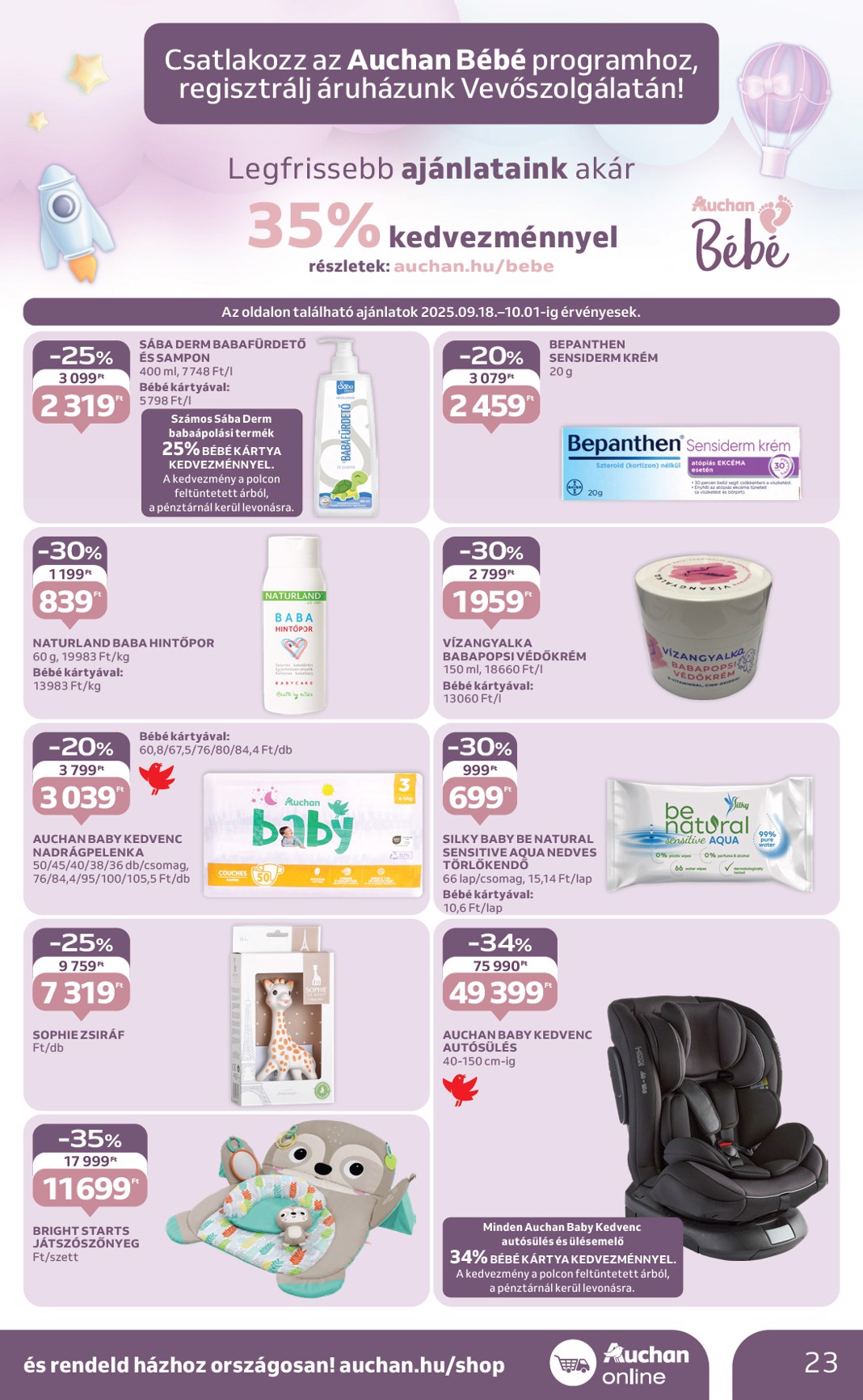 auchan - Auchan Hipermarket akciós újság, érvényes 09.18. - 09.24. - page: 23