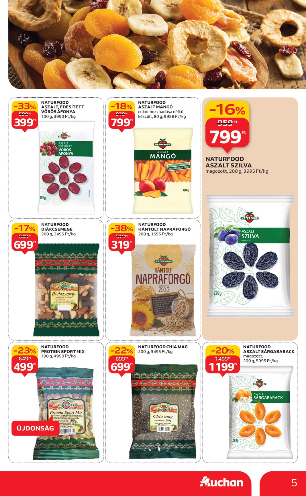 auchan - Auchan Hipermarket akciós újság, érvényes 09.18. - 09.24. - page: 5