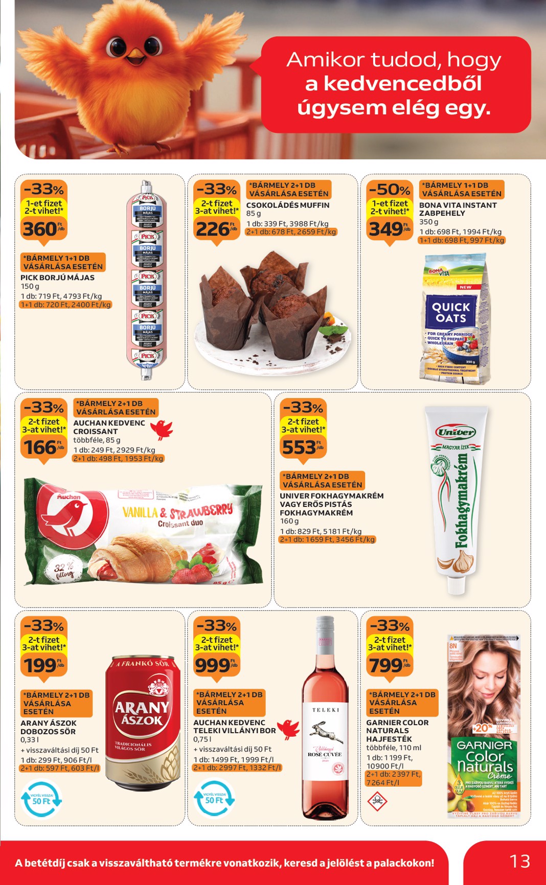 auchan - Auchan Hipermarket akciós újság, érvényes 09.18. - 09.24. - page: 13