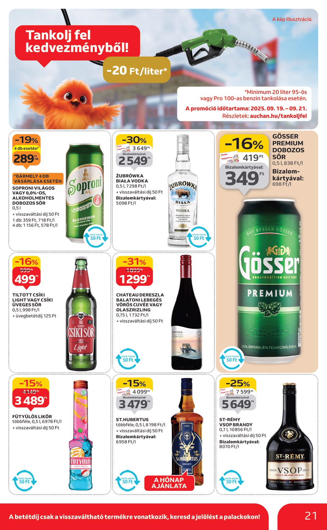 auchan - Auchan Hipermarket akciós újság, érvényes 09.18. - 09.24. - page: 21