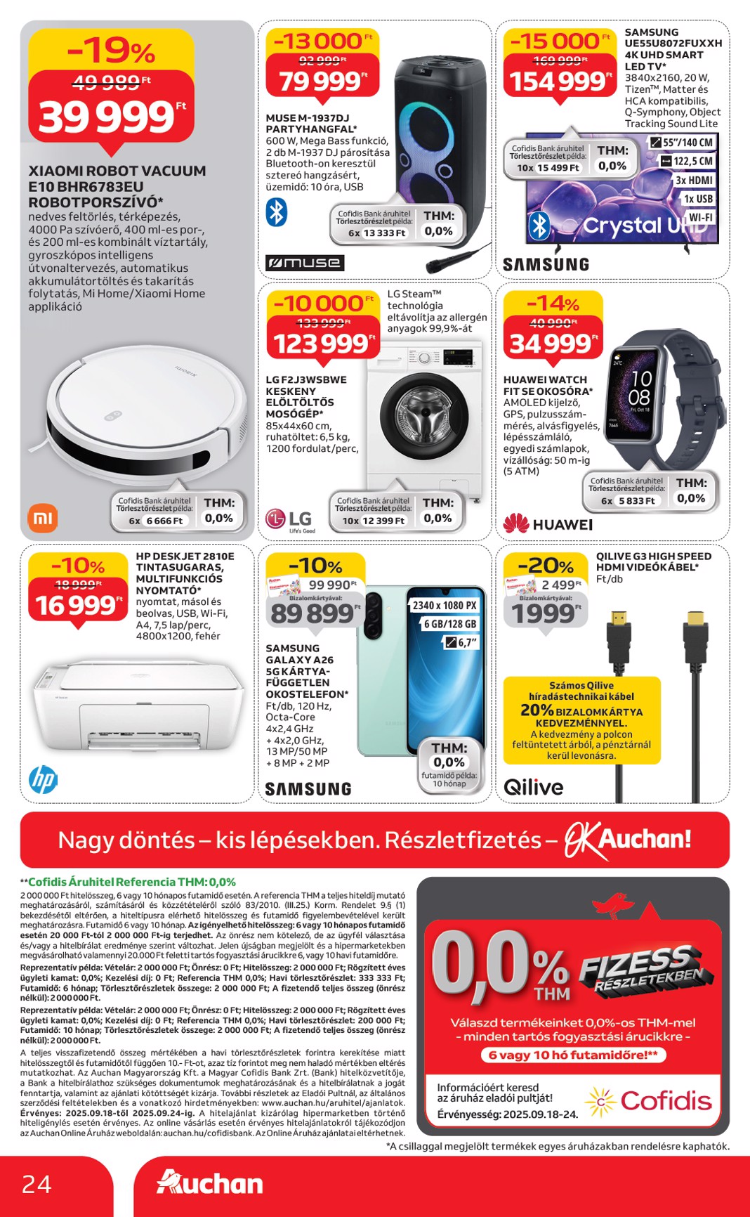 auchan - Auchan Hipermarket akciós újság, érvényes 09.18. - 09.24. - page: 24