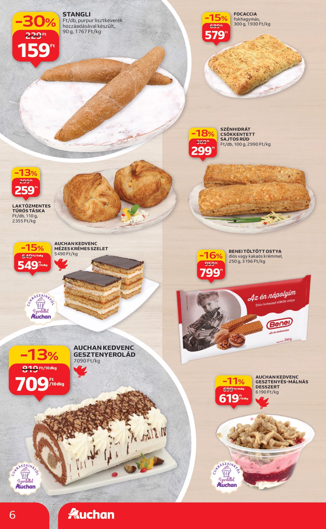 auchan - Auchan Hipermarket akciós újság, érvényes 09.18. - 09.24. - page: 6