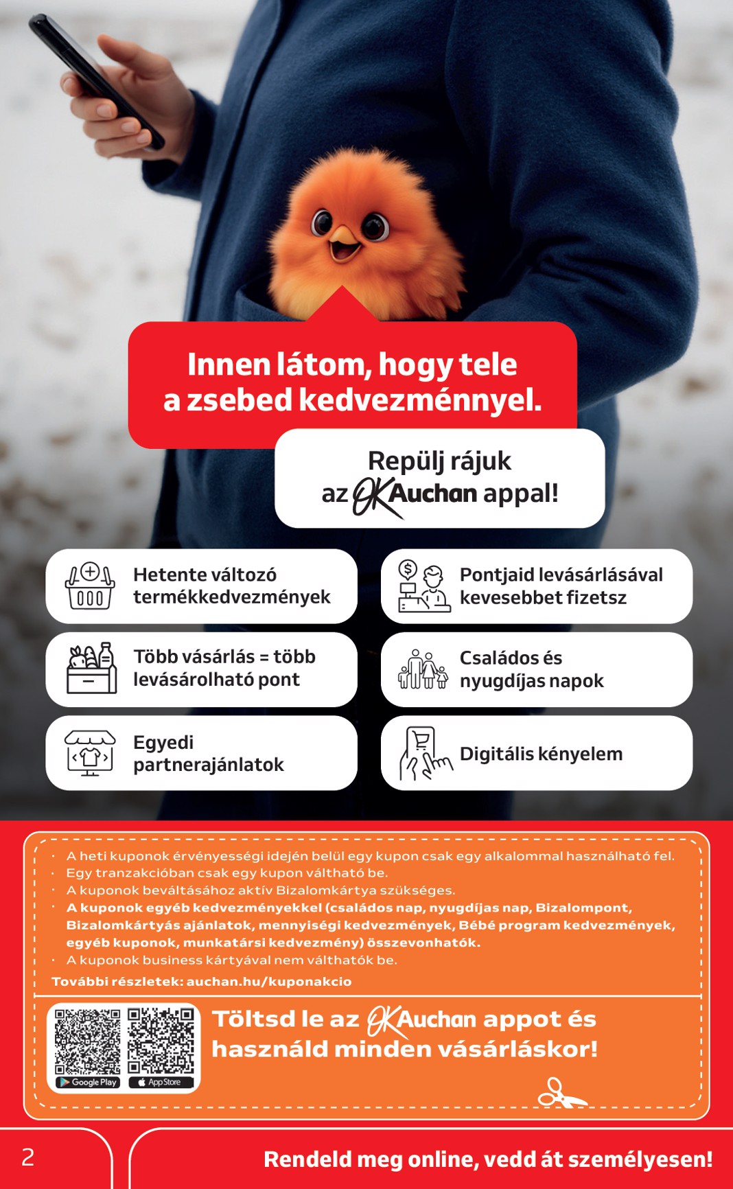 auchan - Auchan szupermarket akciós újság, érvényes 09.18. - 09.24. - page: 2
