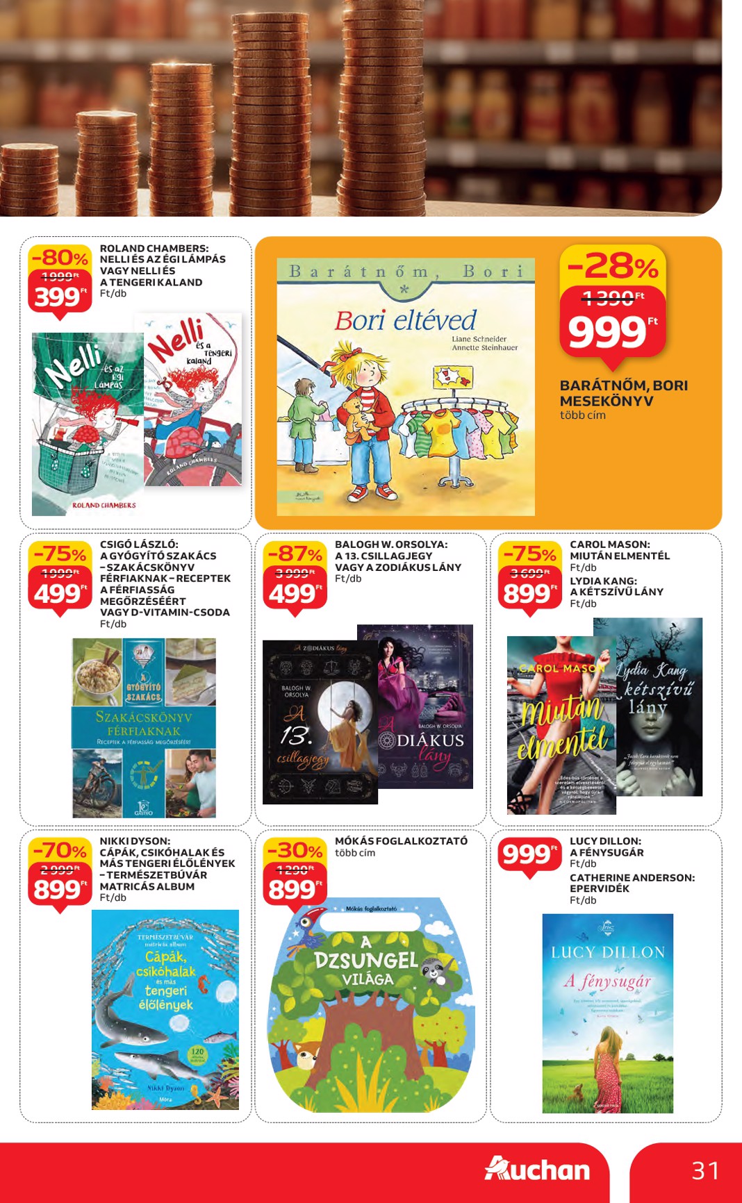 auchan - Auchan - Hipermarket márkás akciók akciós újság, érvényes 09.18. - 10.01. - page: 31
