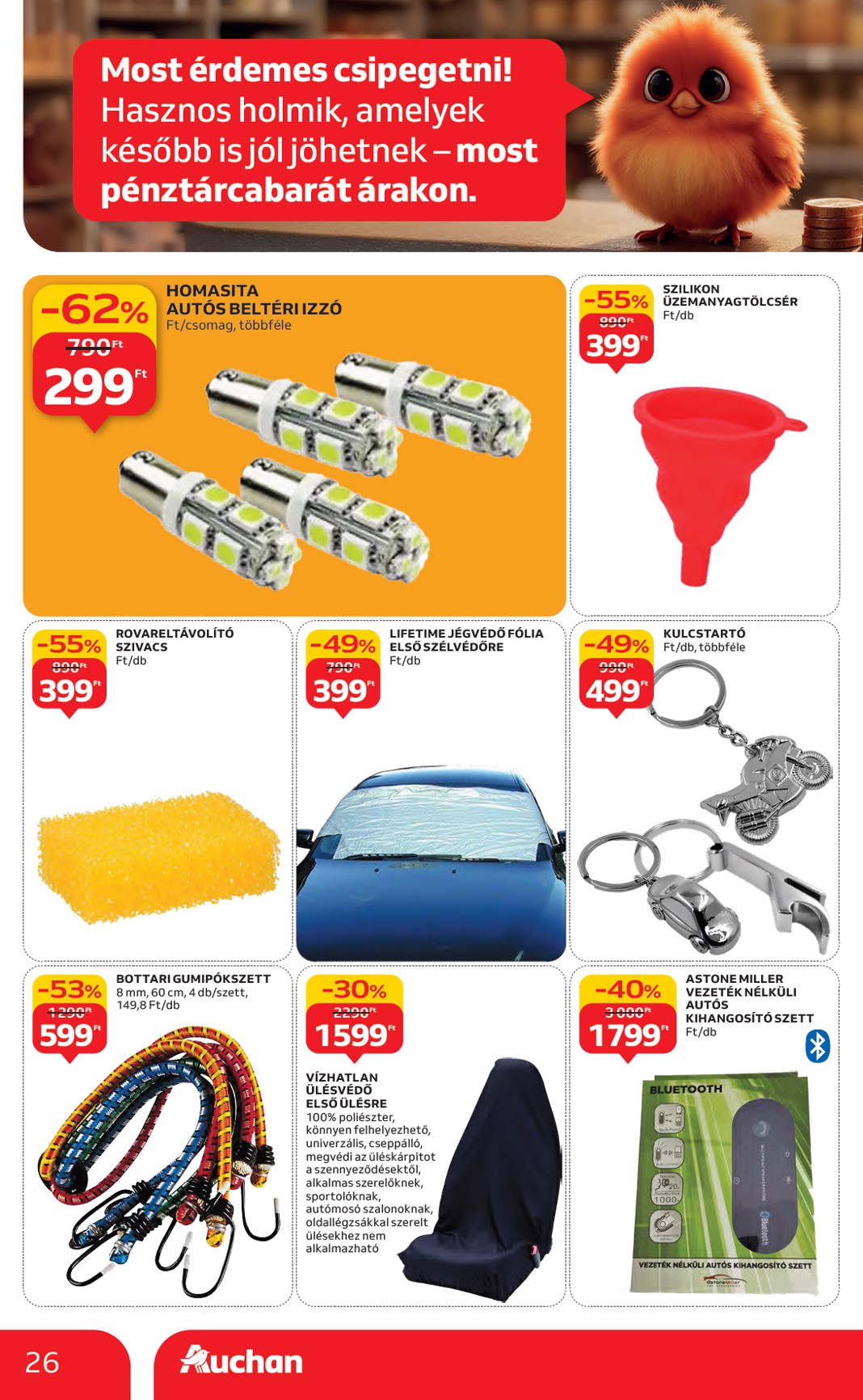 auchan - Auchan - Hipermarket márkás akciók akciós újság, érvényes 09.18. - 10.01. - page: 26
