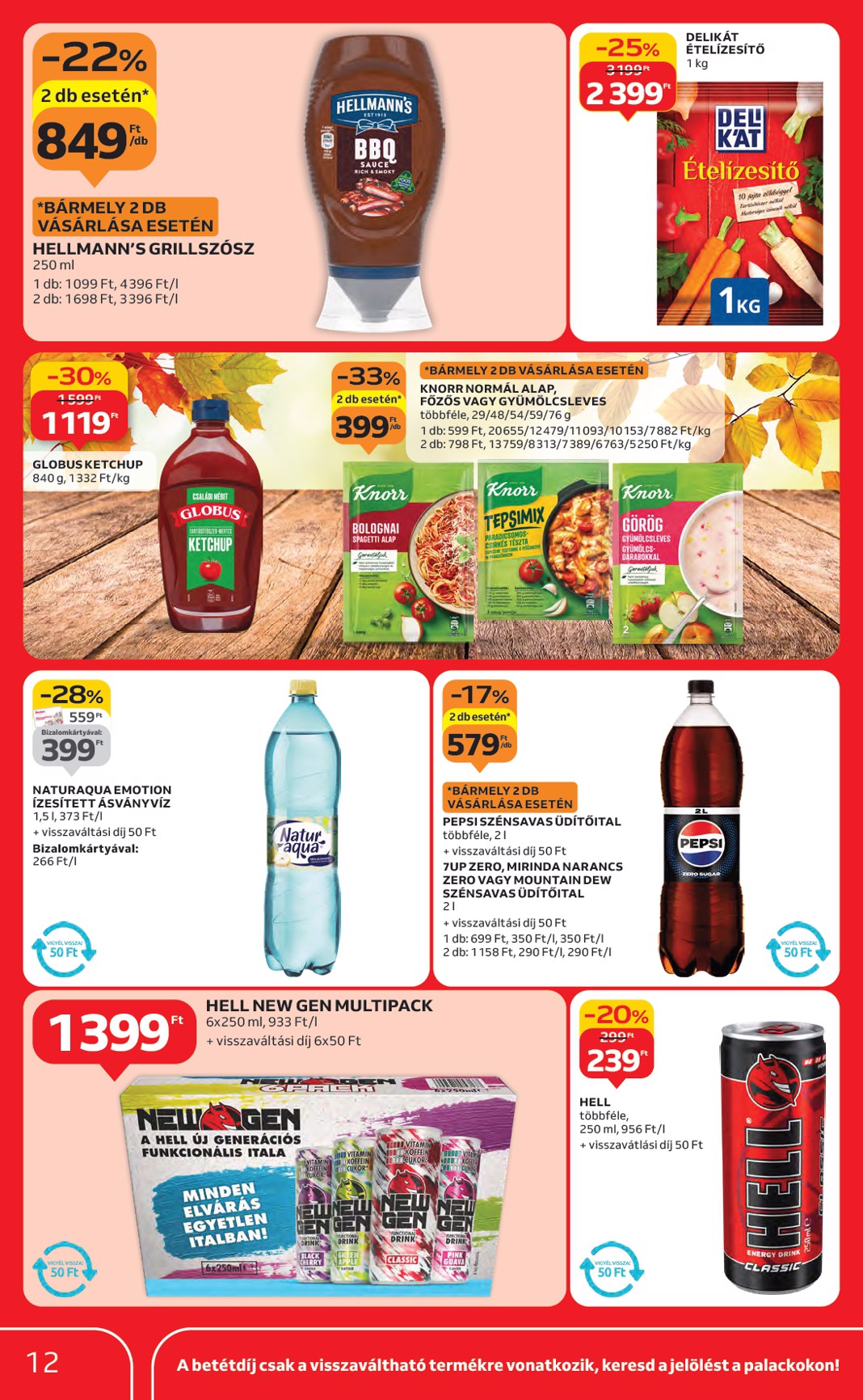auchan - Auchan - Hipermarket márkás akciók akciós újság, érvényes 09.18. - 10.01. - page: 12