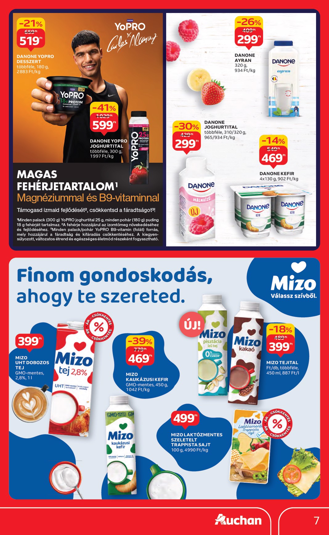 auchan - Auchan - Hipermarket márkás akciók akciós újság, érvényes 09.18. - 10.01. - page: 7