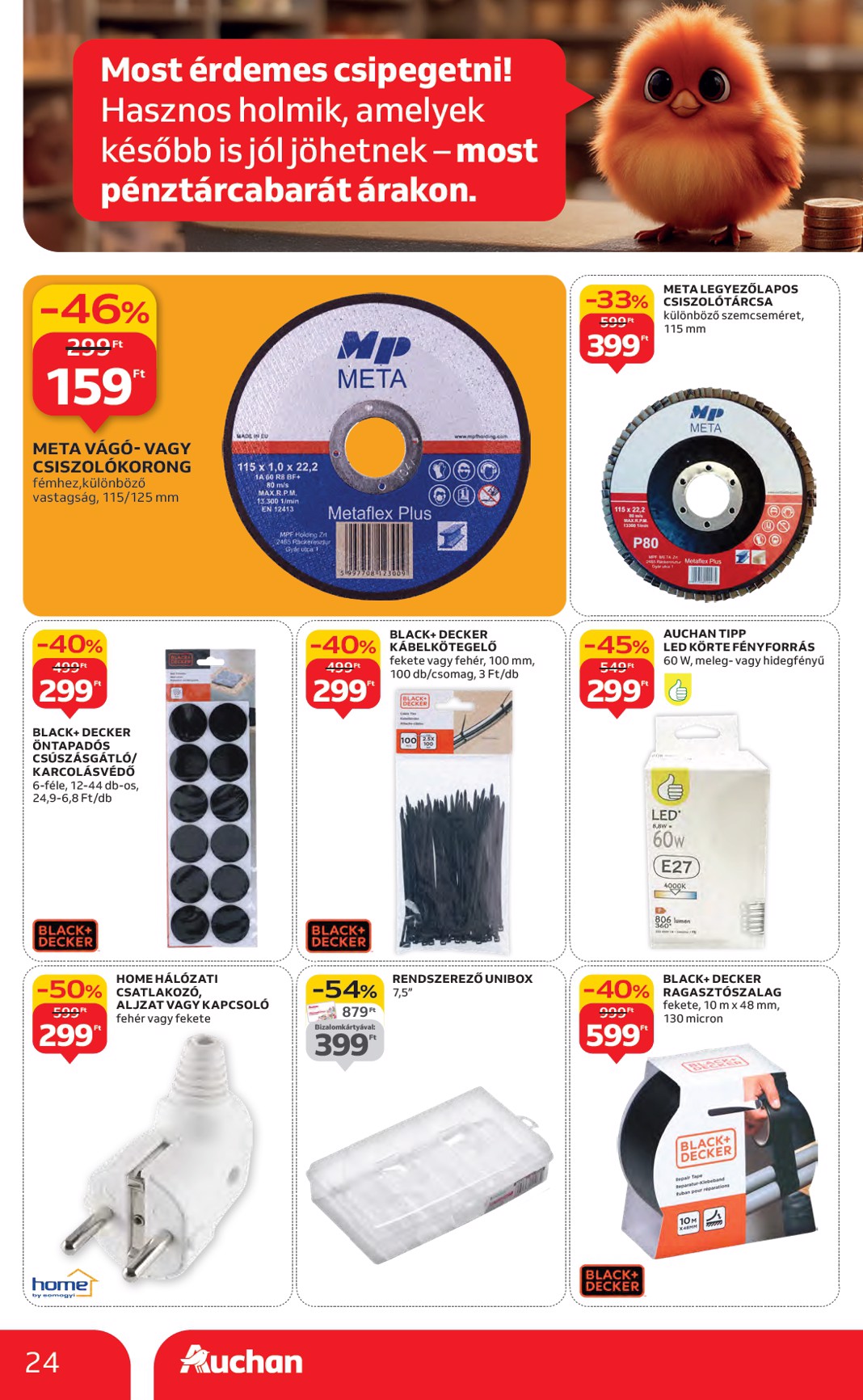 auchan - Auchan - Hipermarket márkás akciók akciós újság, érvényes 09.18. - 10.01. - page: 24