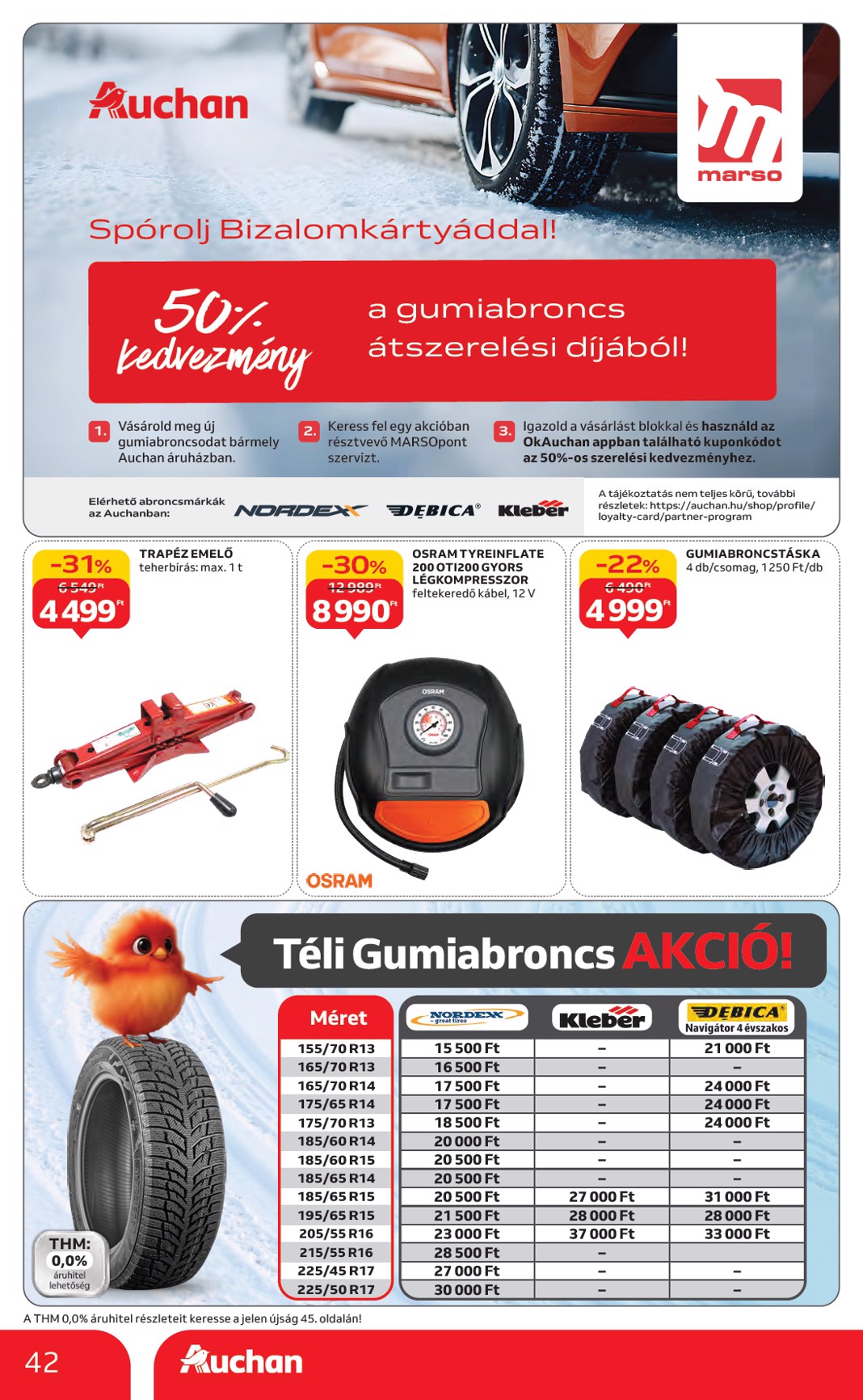 auchan - Auchan - Hipermarket márkás akciók akciós újság, érvényes 09.18. - 10.01. - page: 42