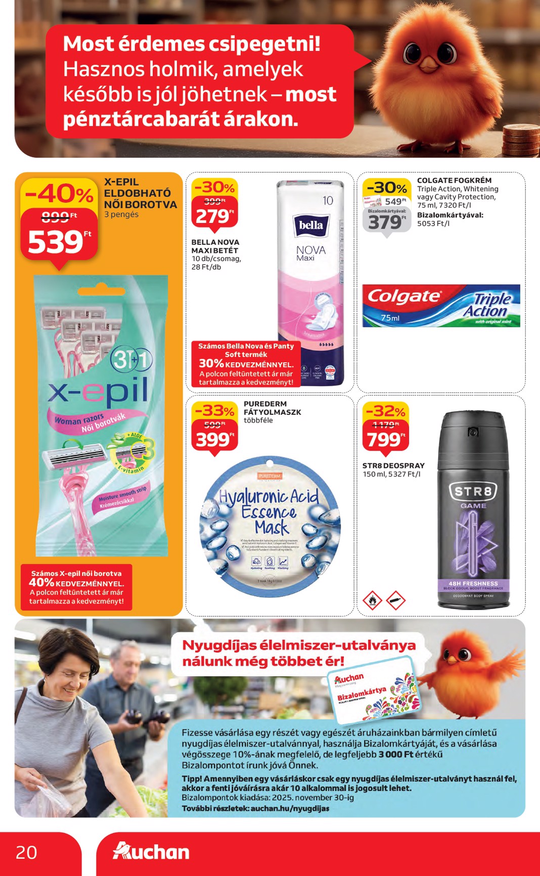 auchan - Auchan - Hipermarket márkás akciók akciós újság, érvényes 09.18. - 10.01. - page: 20
