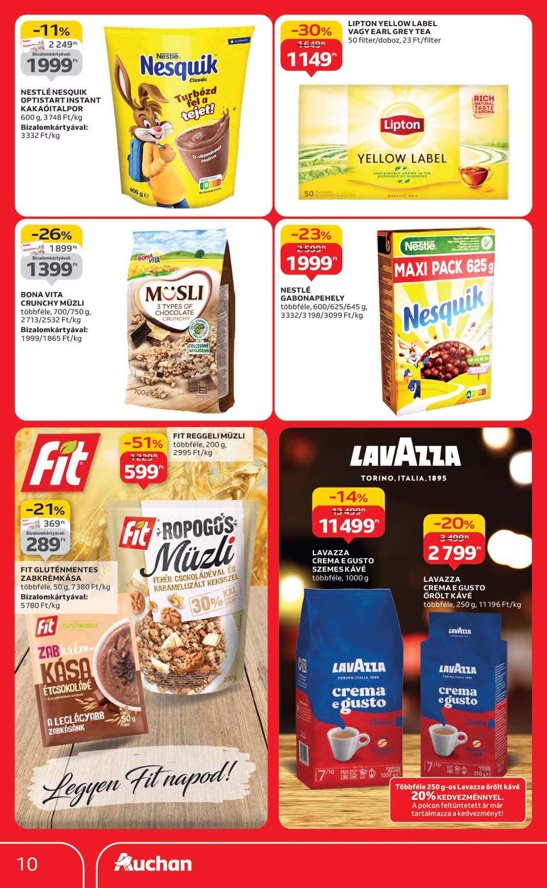 auchan - Auchan - Hipermarket márkás akciók akciós újság, érvényes 09.18. - 10.01. - page: 10