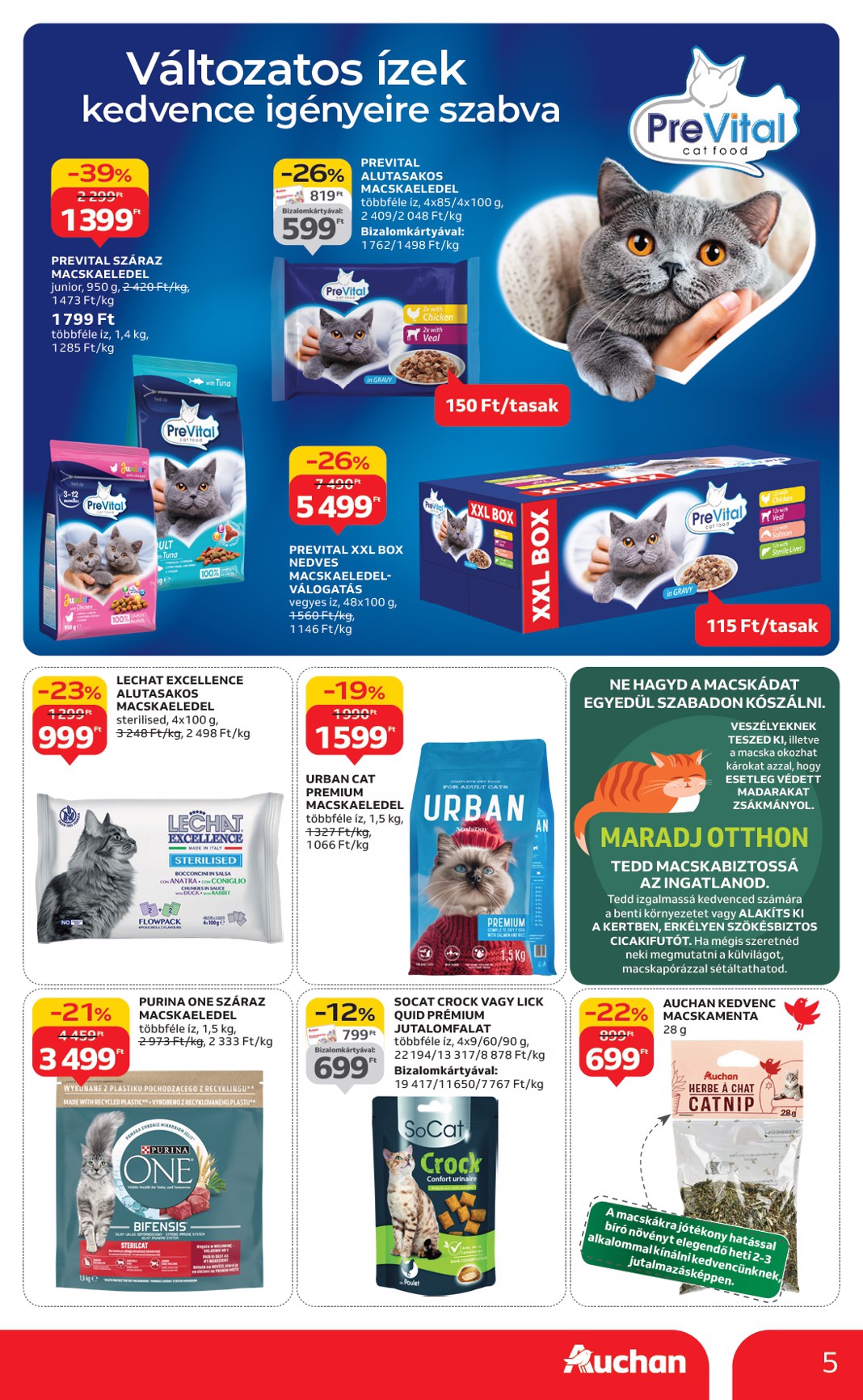 auchan - Auchan - Kis kedvenc ajánlataink akciós újság, érvényes 09.25. - 10.08. - page: 5