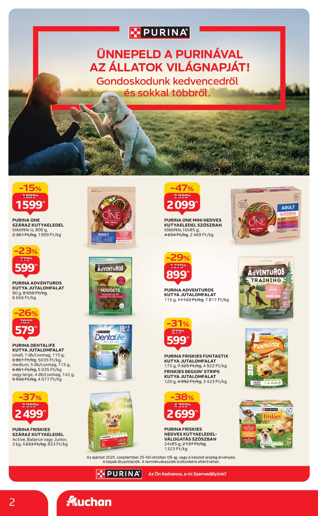 auchan - Auchan - Kis kedvenc ajánlataink akciós újság, érvényes 09.25. - 10.08. - page: 2