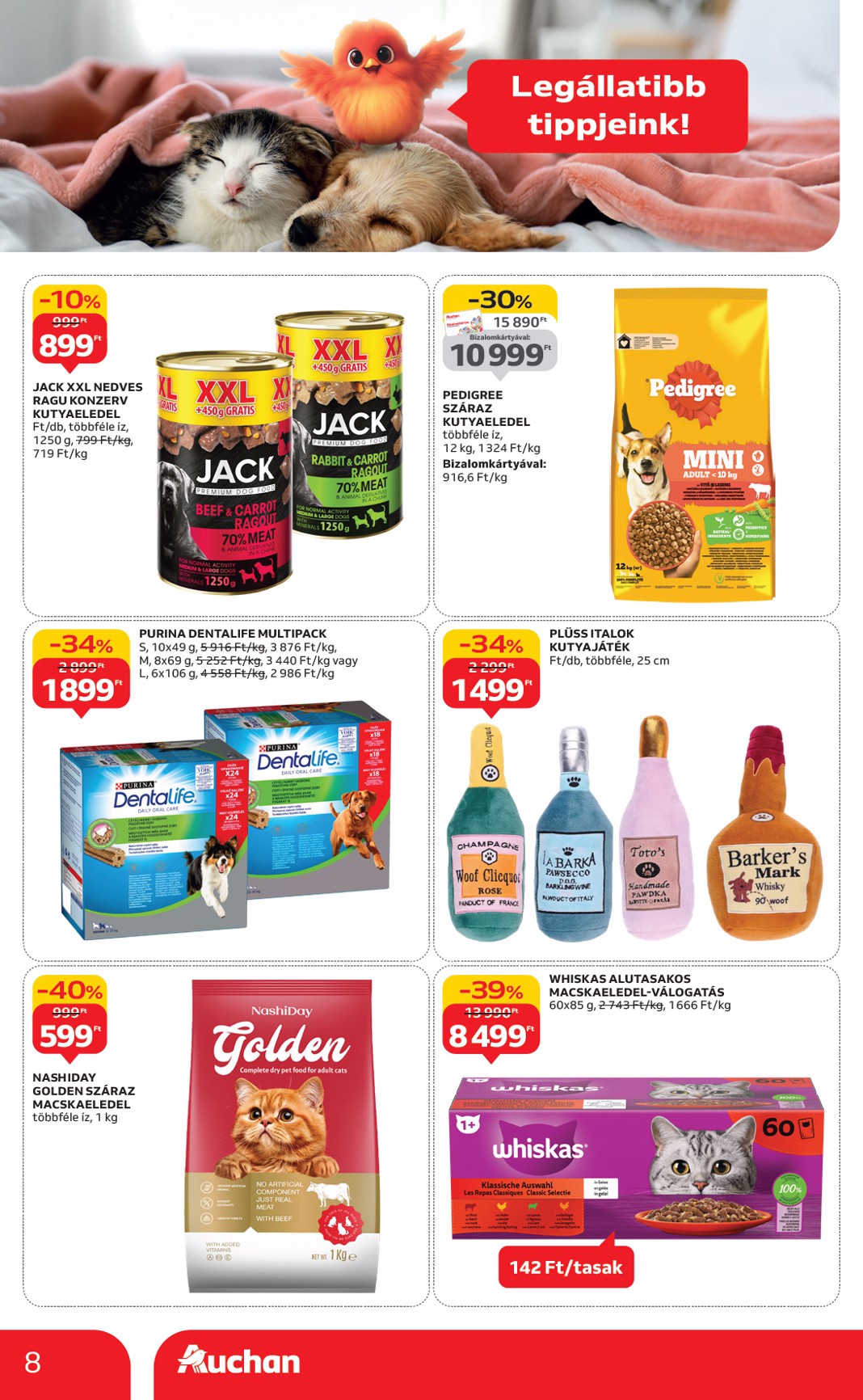 auchan - Auchan - Kis kedvenc ajánlataink akciós újság, érvényes 09.25. - 10.08. - page: 8
