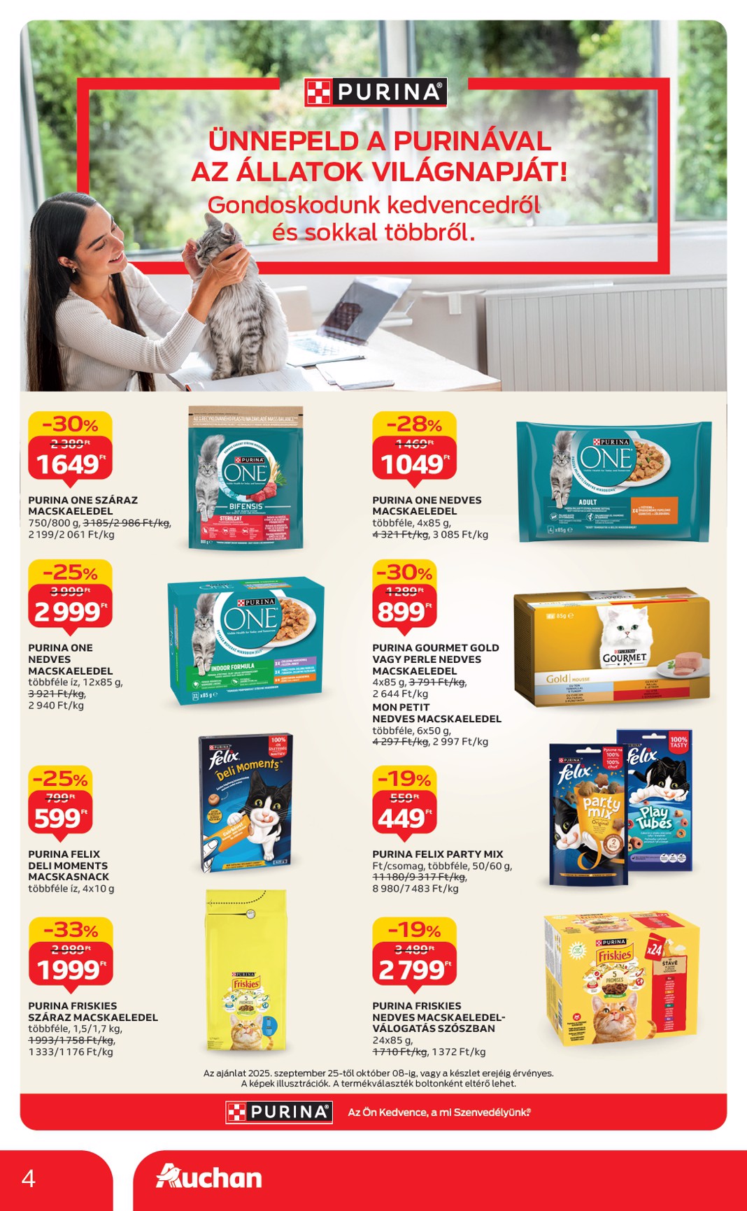 auchan - Auchan - Kis kedvenc ajánlataink akciós újság, érvényes 09.25. - 10.08. - page: 4