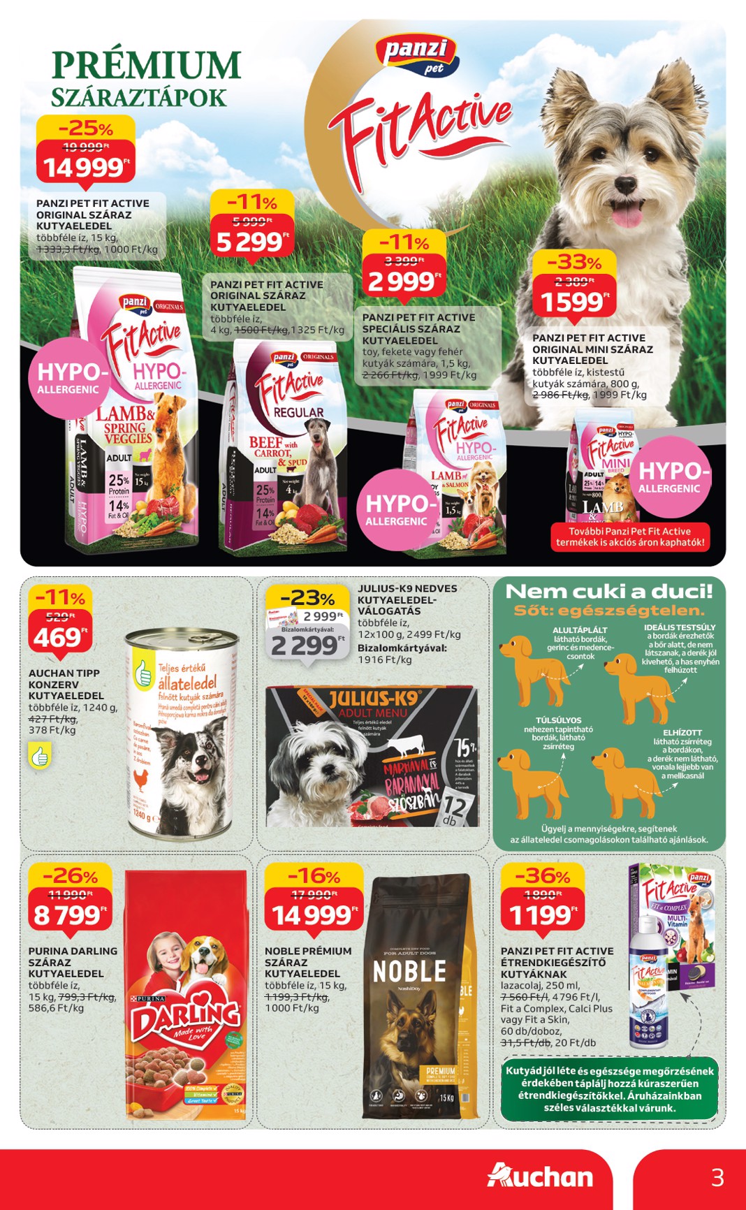 auchan - Auchan - Kis kedvenc ajánlataink akciós újság, érvényes 09.25. - 10.08. - page: 3