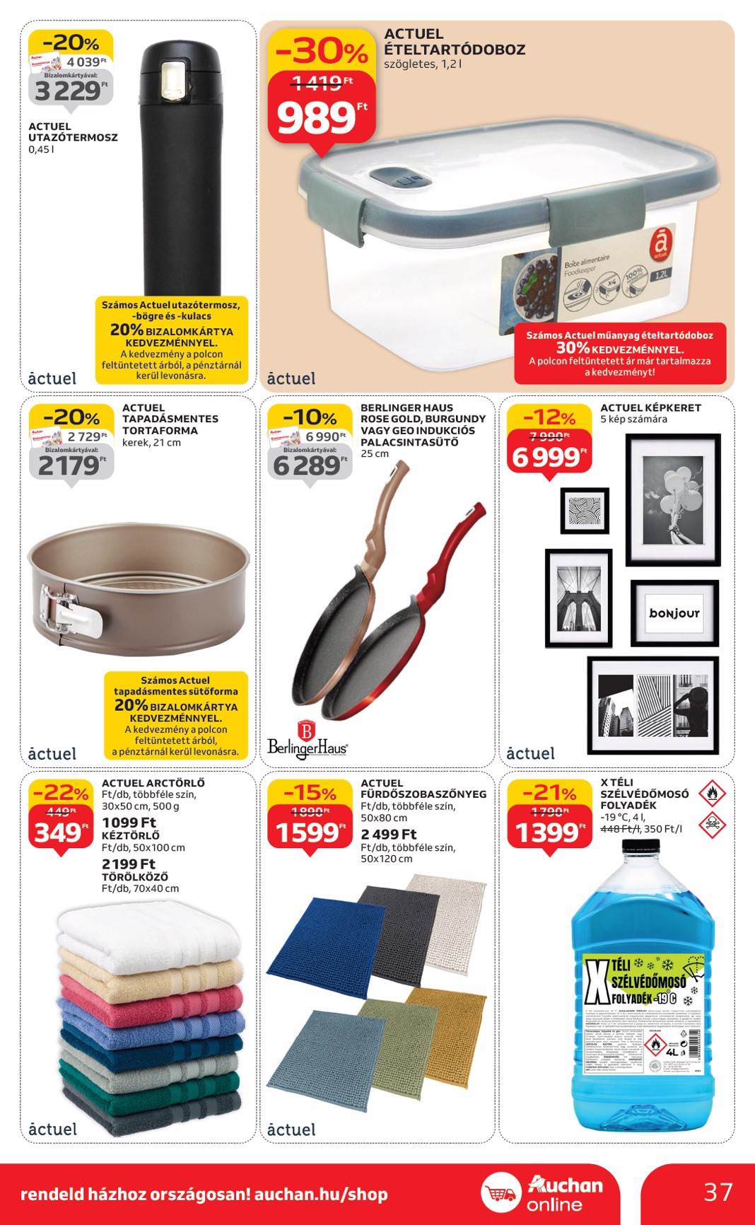 auchan - Auchan Hipermarket akciós újság, érvényes 09.25. - 10.01. - page: 37
