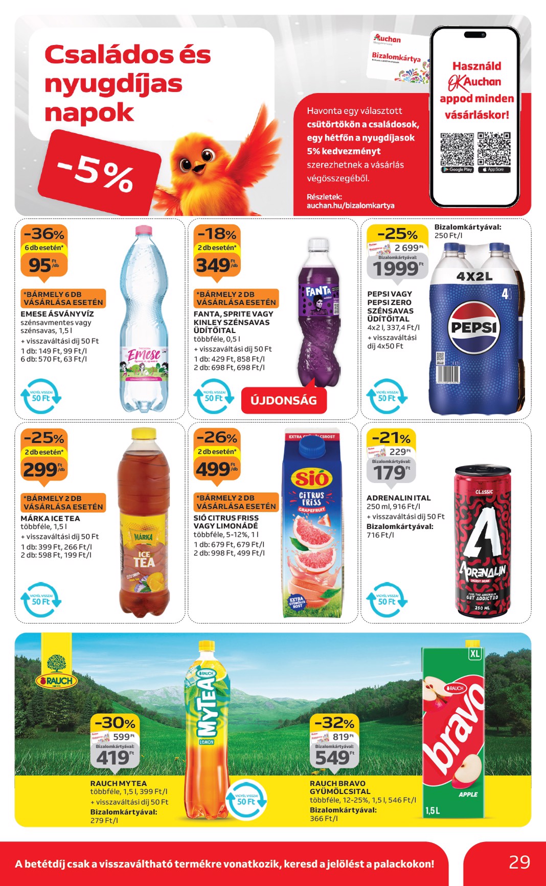 auchan - Auchan Hipermarket akciós újság, érvényes 09.25. - 10.01. - page: 29