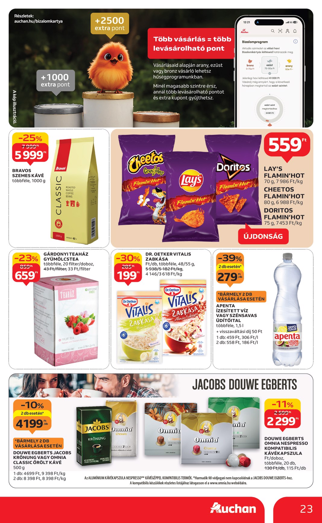 auchan - Auchan Hipermarket akciós újság, érvényes 09.25. - 10.01. - page: 23