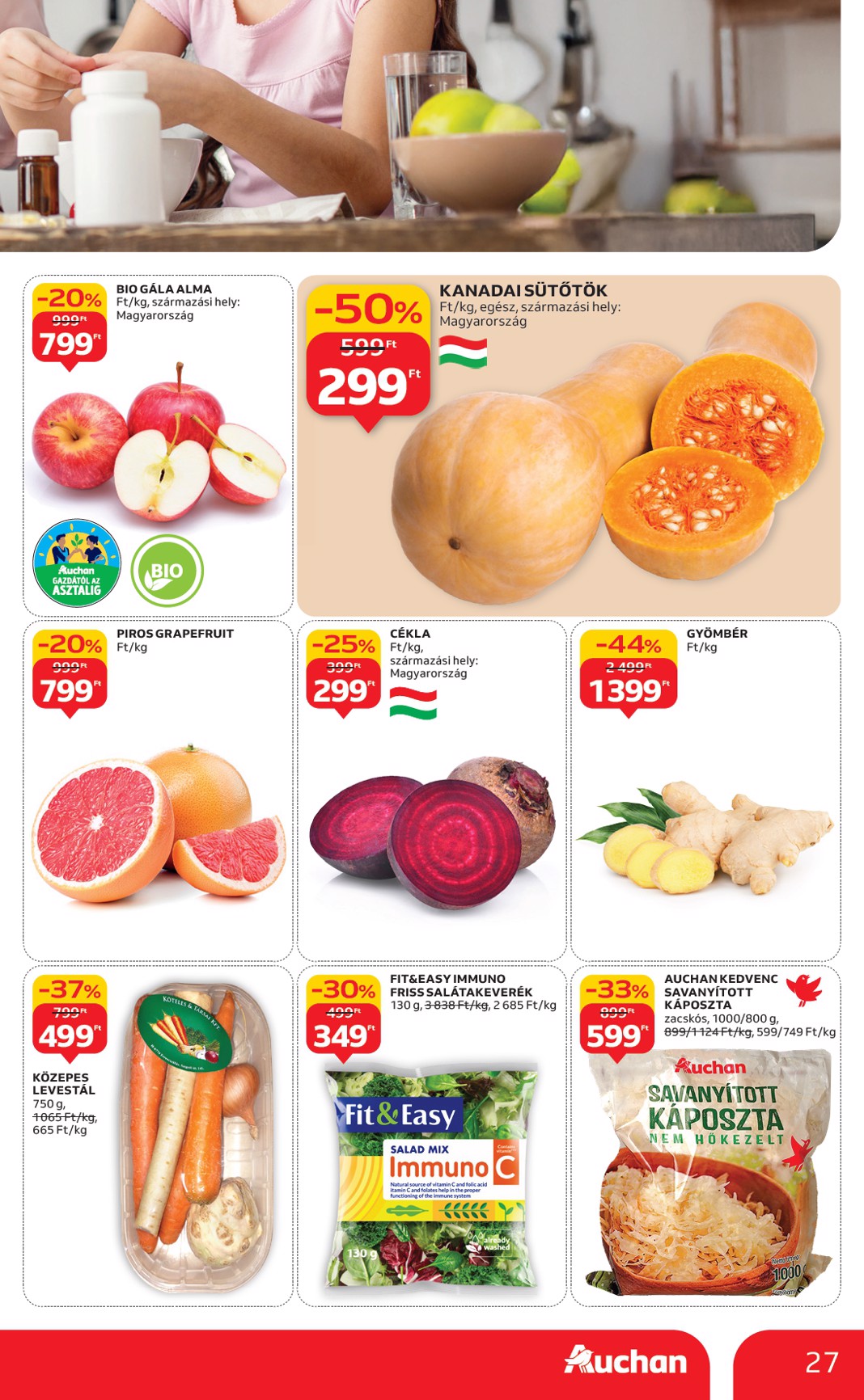 auchan - Auchan Hipermarket akciós újság, érvényes 09.25. - 10.01. - page: 27