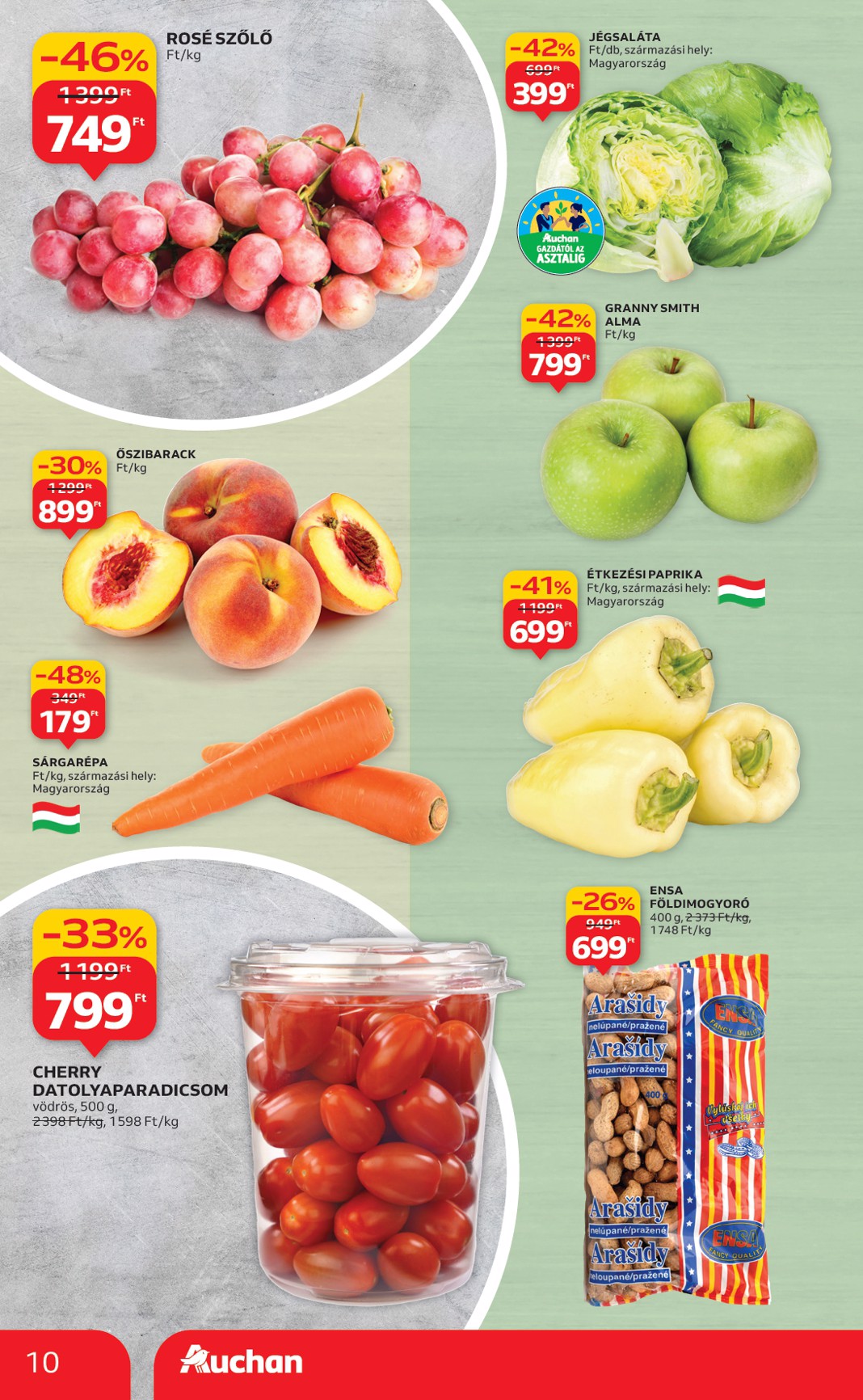 auchan - Auchan Hipermarket akciós újság, érvényes 09.25. - 10.01. - page: 10