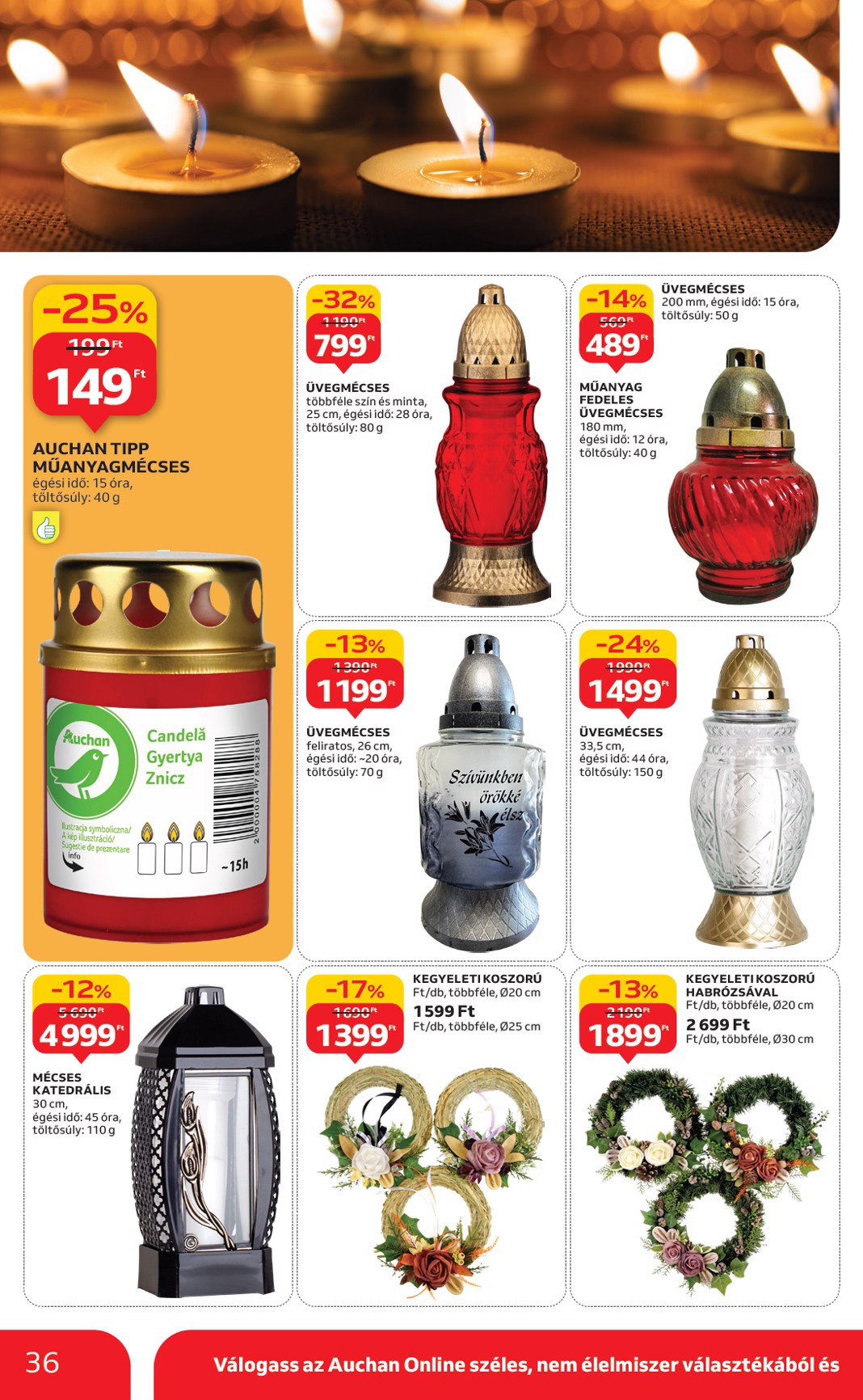 auchan - Auchan Hipermarket akciós újság, érvényes 09.25. - 10.01. - page: 36