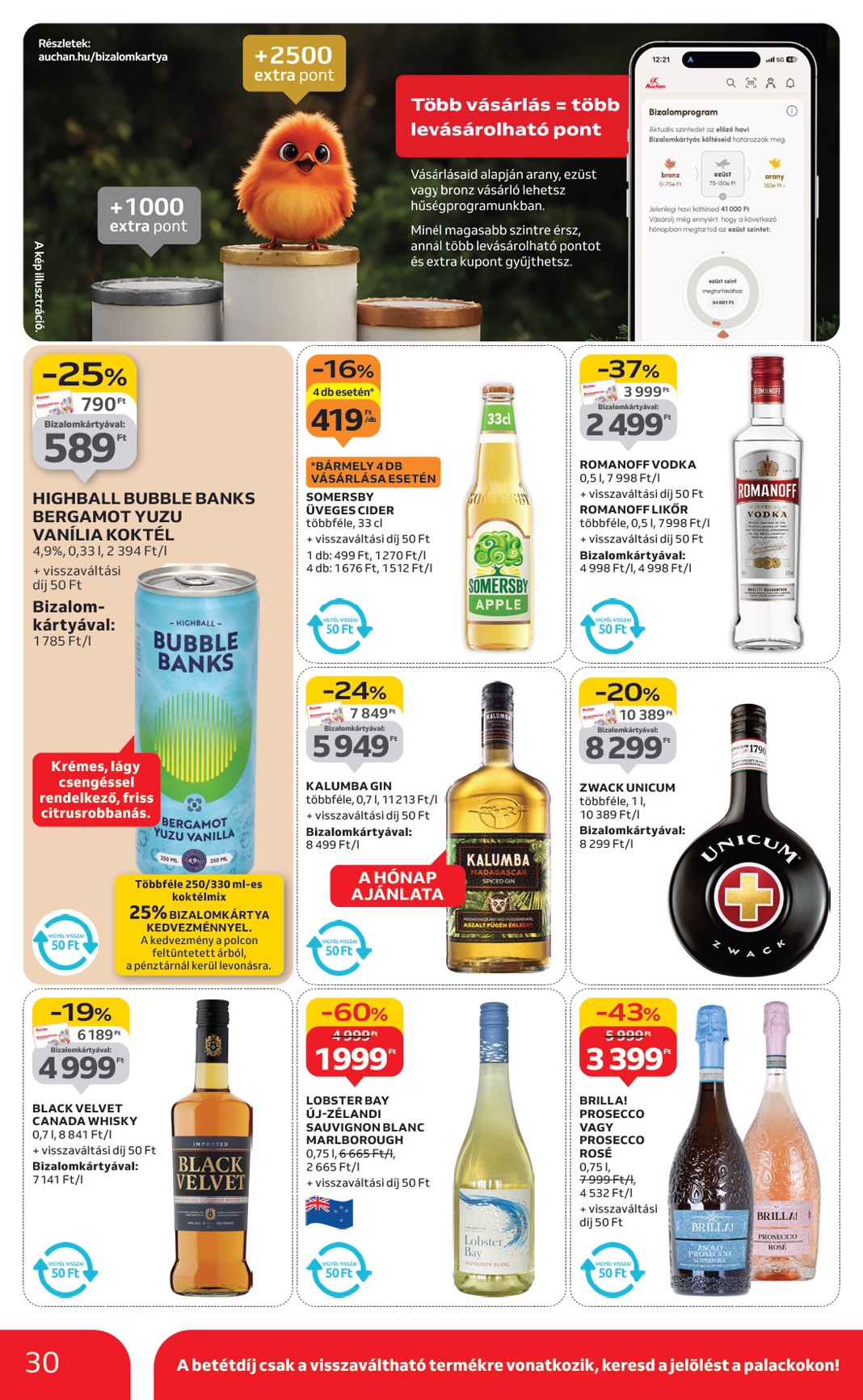auchan - Auchan Hipermarket akciós újság, érvényes 09.25. - 10.01. - page: 30