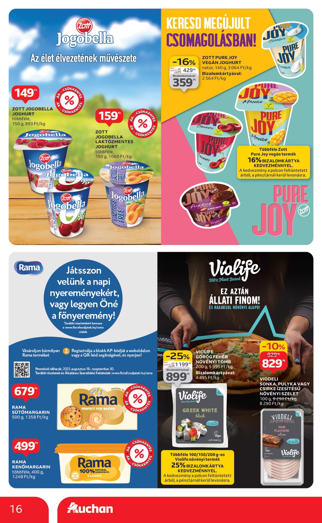 auchan - Auchan Hipermarket akciós újság, érvényes 09.25. - 10.01. - page: 16