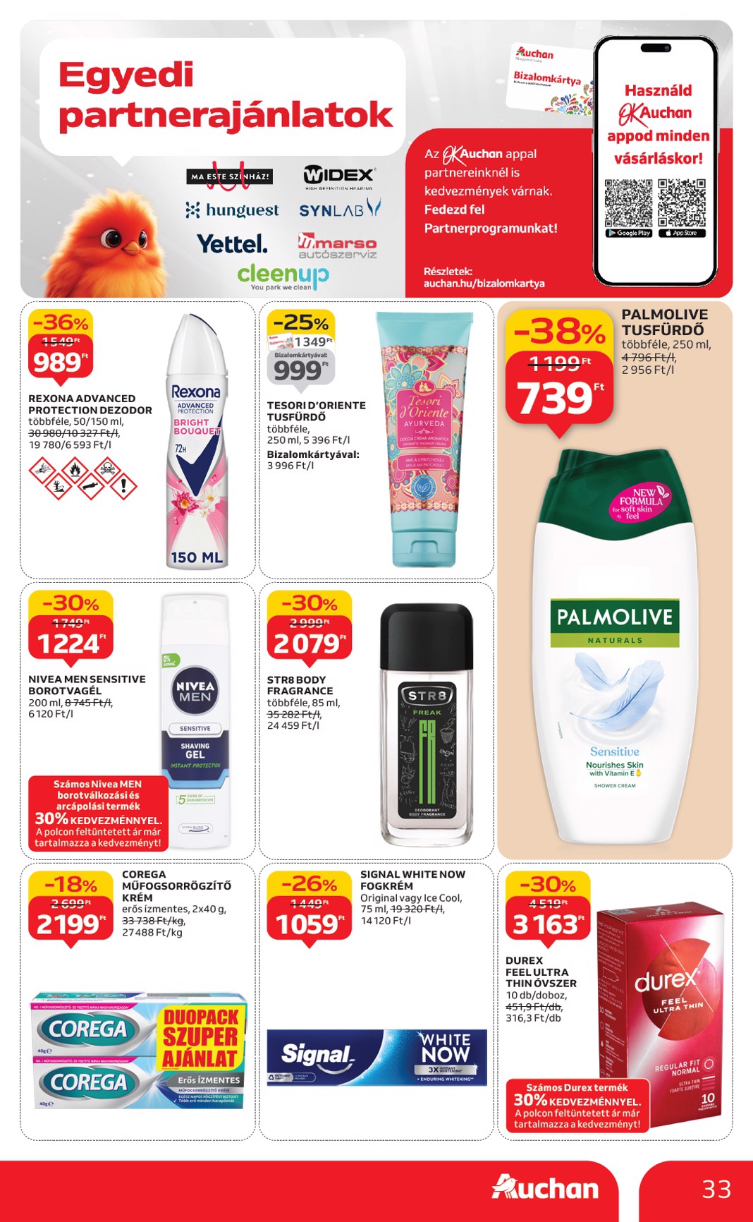 auchan - Auchan Hipermarket akciós újság, érvényes 09.25. - 10.01. - page: 33