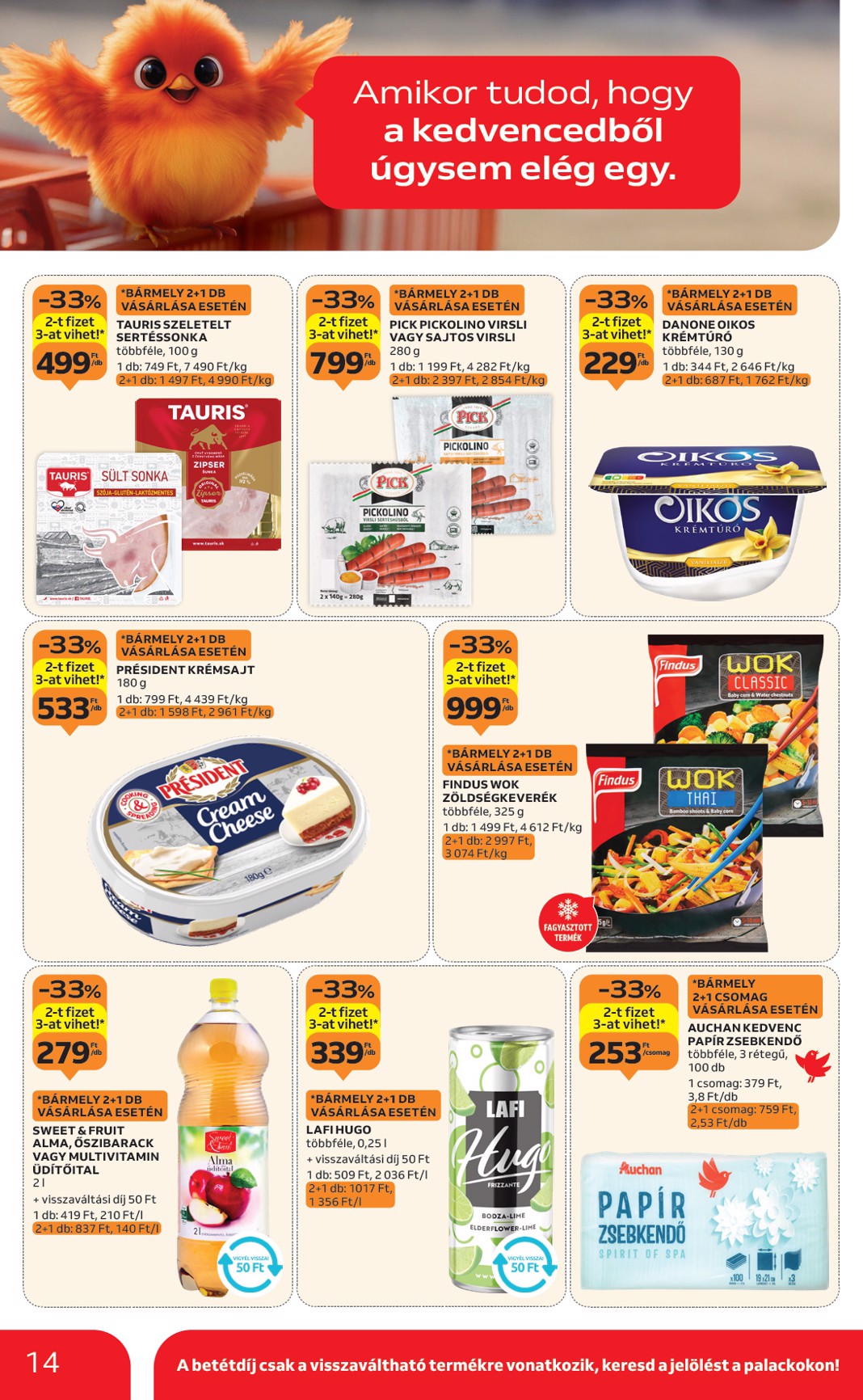 auchan - Auchan Hipermarket akciós újság, érvényes 09.25. - 10.01. - page: 14